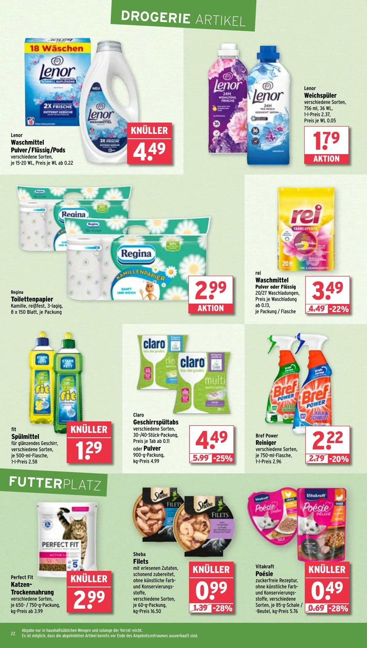 Wasgau von 16. Juni bis 21. Juni 2025 - Prospekt seite 22