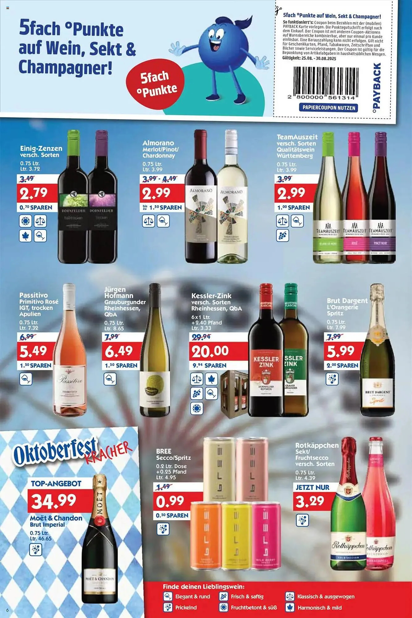 Hol'ab Getränkemarkt Prospekt von 25. August bis 30. August 2025 - Prospekt seite 6