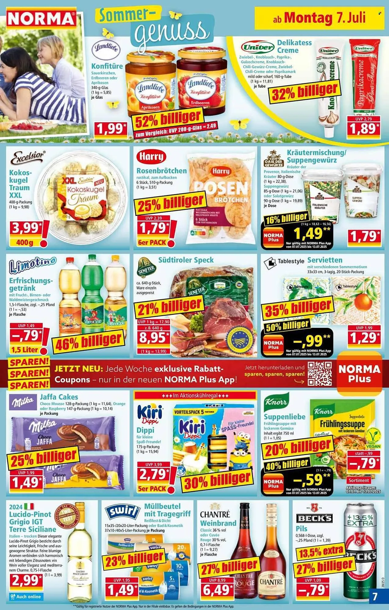 Norma Prospekt von 7. Juli bis 13. Juli 2025 - Prospekt seite 8