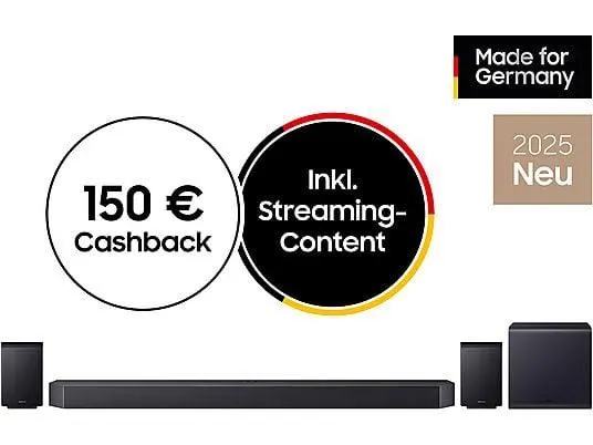 SAMSUNG HW-Q995GF/ZG, Soundbar, Titan Schwarz