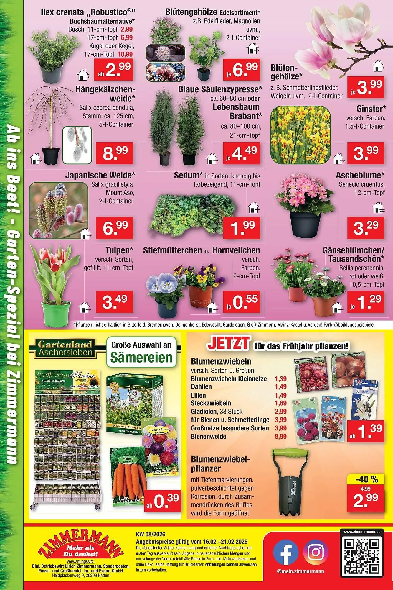 Zimmermann Prospekt von 16. Februar bis 21. Februar 2026 - Prospekt seite 14