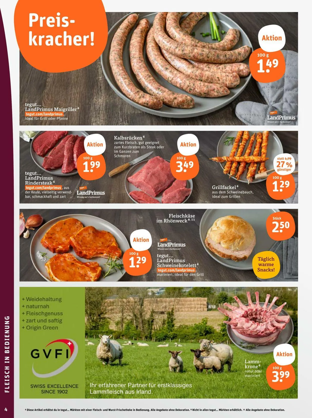 Tegut Aktueller Prospekt von 30. Juni bis 6. Juli 2025 - Prospekt seite 6