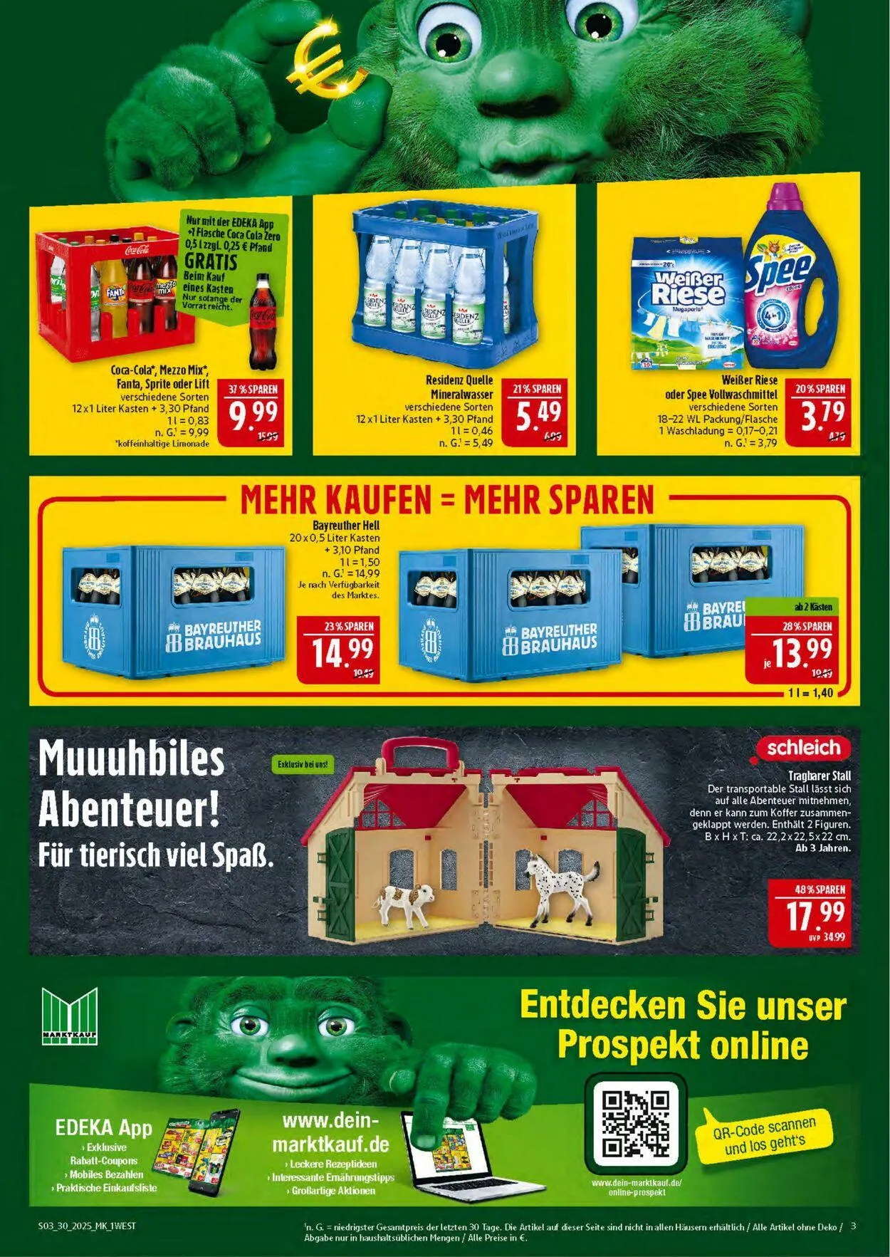 Marktkauf - Nürnberg-Thon Aktueller Prospekt von 21. Juli bis 26. Juli 2025 - Prospekt seite 3