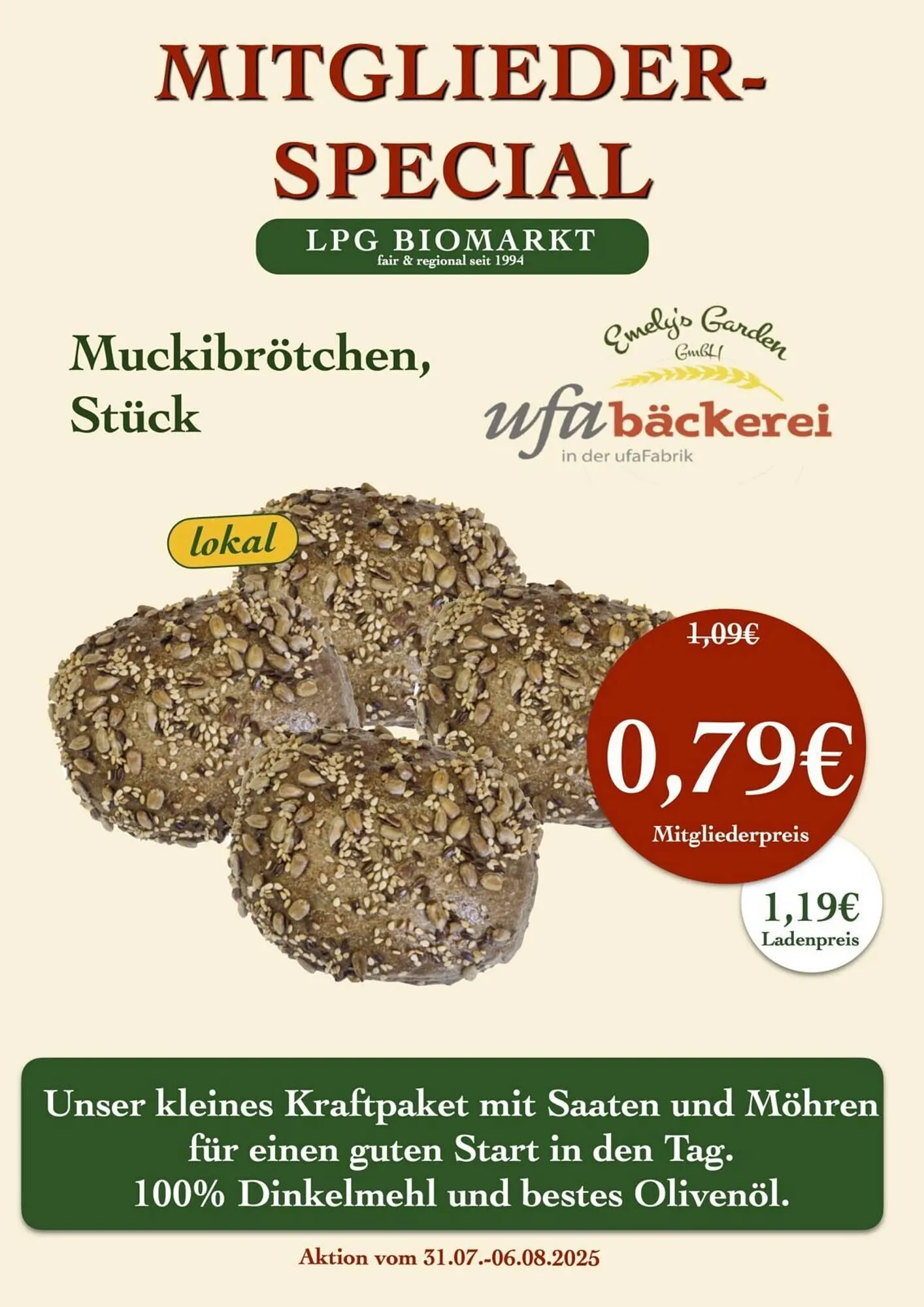 LPG Biomarkt Prospekt von 31. Juli bis 6. August 2025 - Prospekt seite 7