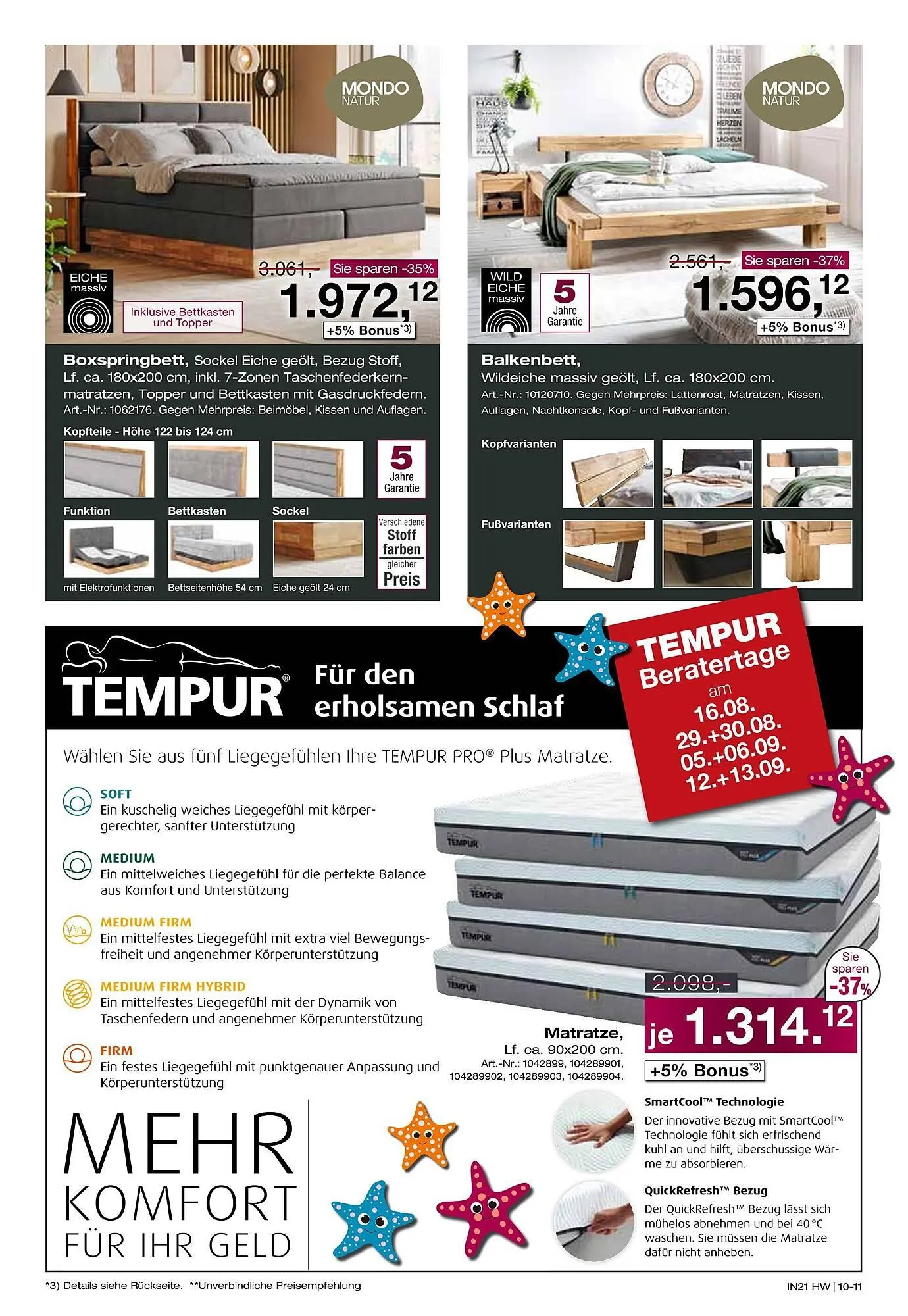 Möbel Inhofer Prospekt von 13. August bis 30. August 2025 - Prospekt seite 11