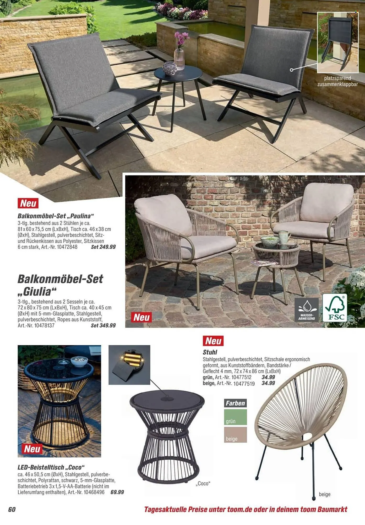 Toom Baumarkt Prospekt von 14. Februar bis 30. April 2026 - Prospekt seite 60