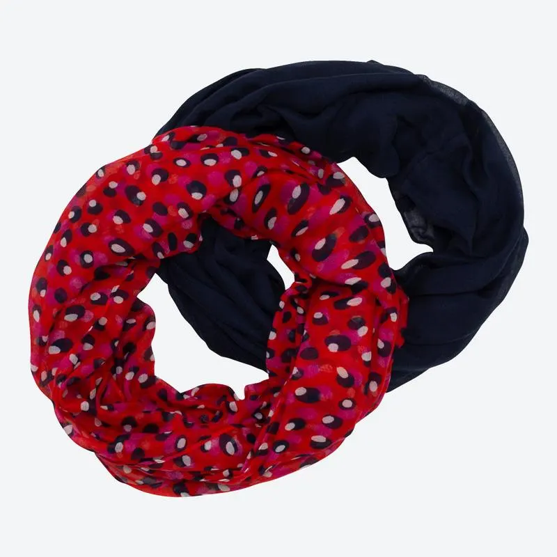 Damen-Loop-Schal, 2er-Pack