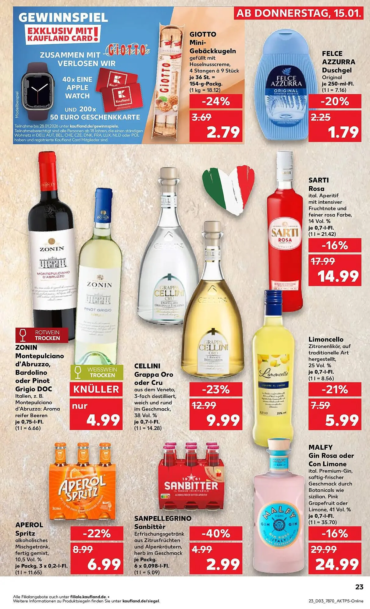 Kaufland Prospekt von 18. Januar bis 21. Januar 2026 - Prospekt seite 23