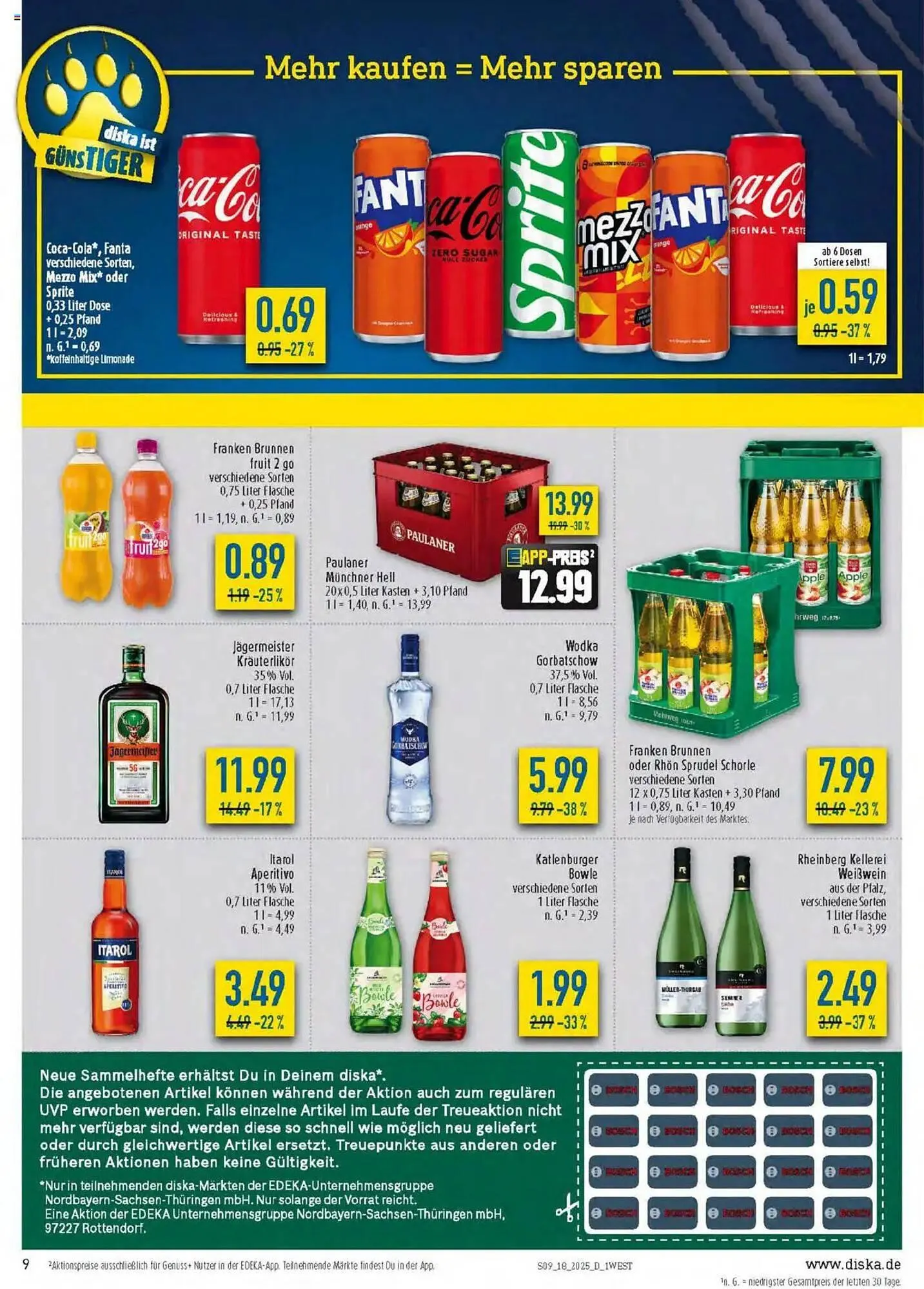 diska Prospekt von 28. April bis 3. Mai 2025 - Prospekt seite 9