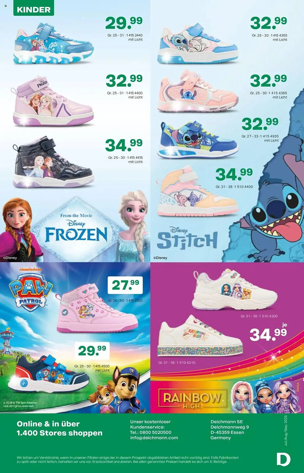 Deichmann Prospekt von 15. August bis 30. September 2025 - Prospekt seite 18