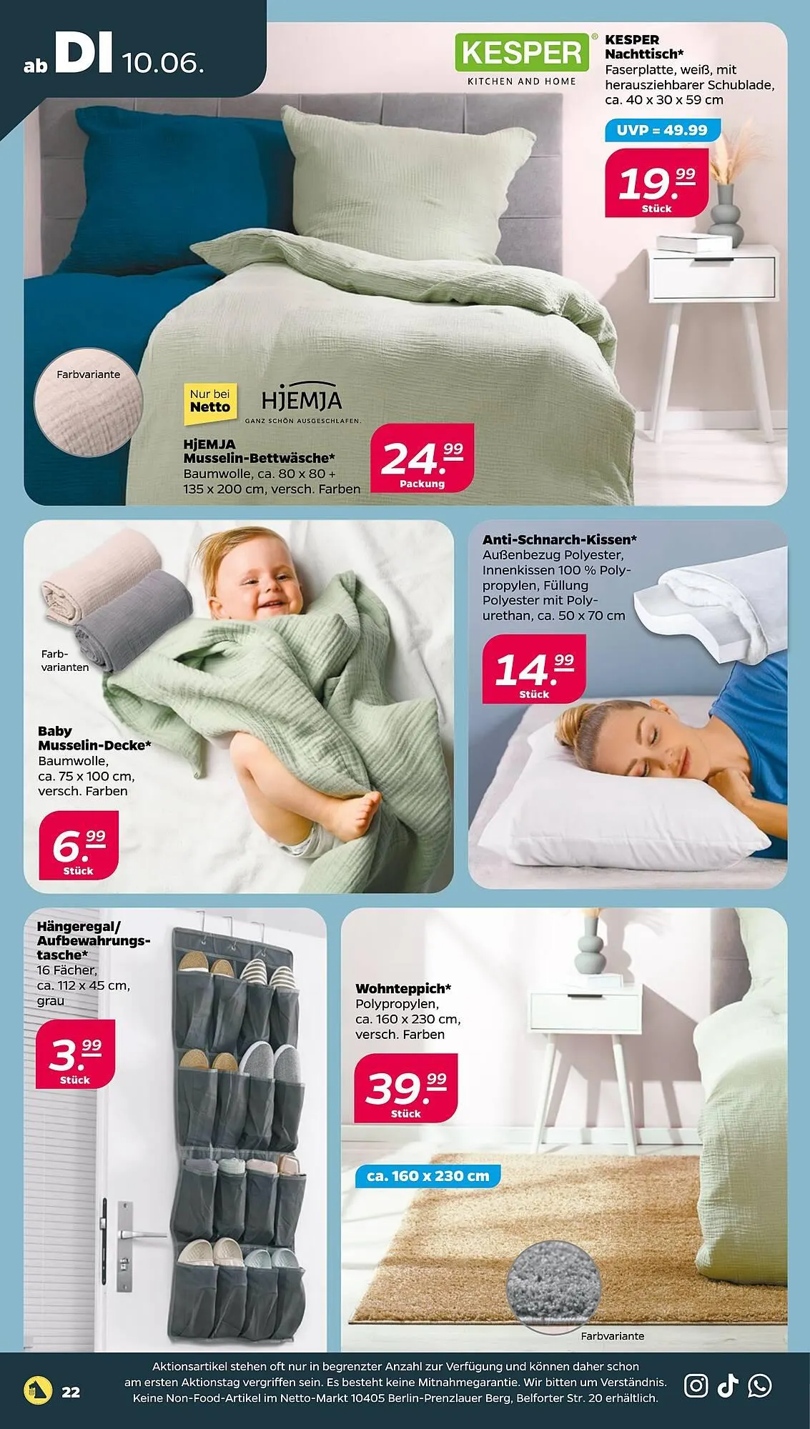 NETTO Prospekt von 10. Juni bis 14. Juni 2025 - Prospekt seite 22