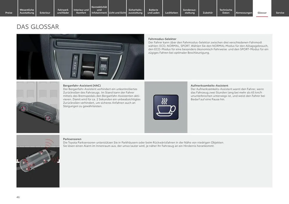 Toyota Proace/Proace Electric von 11. Mai bis 11. Mai 2025 - Prospekt seite 46