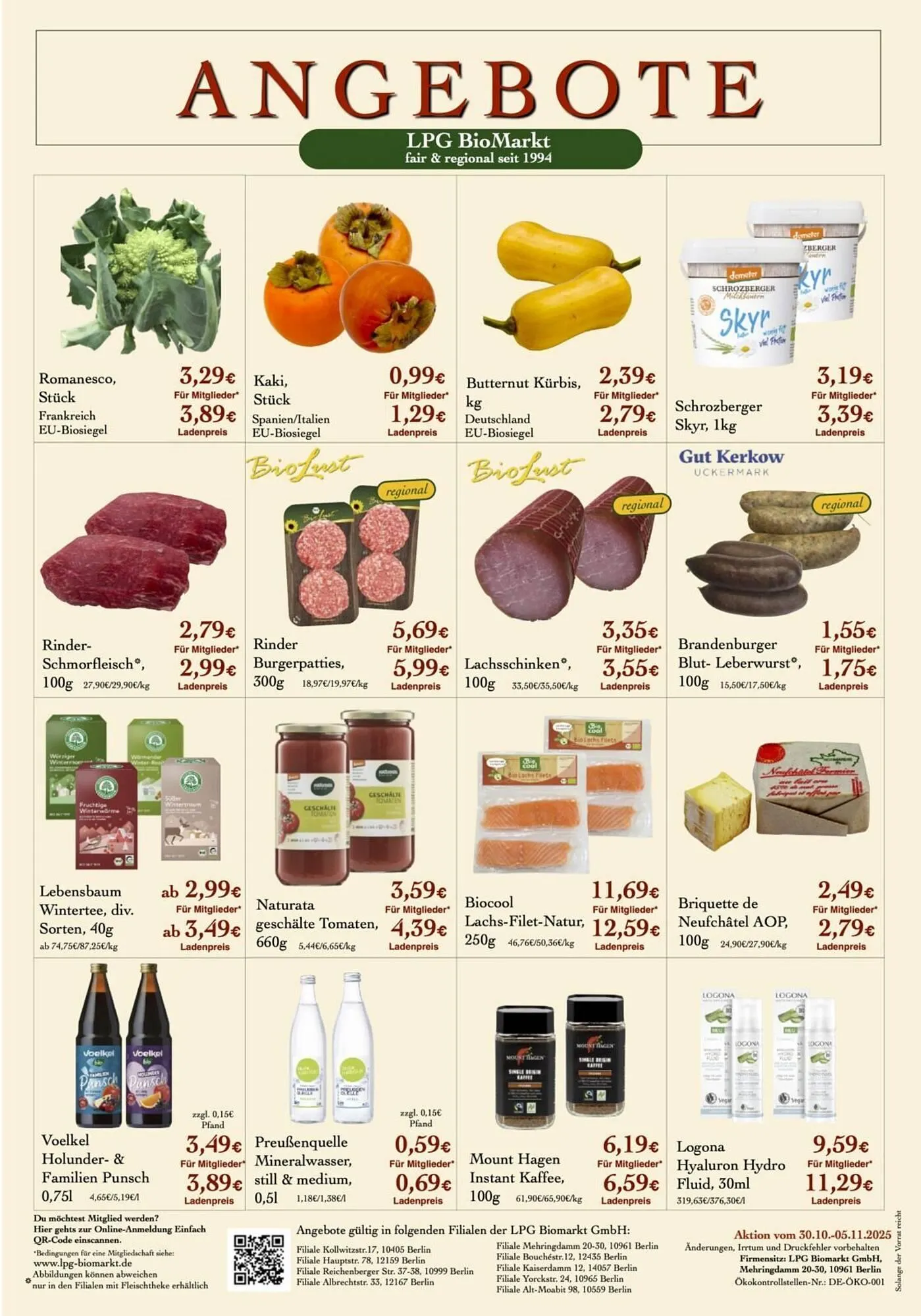 LPG Biomarkt Prospekt von 30. Oktober bis 5. November 2025 - Prospekt seite 2