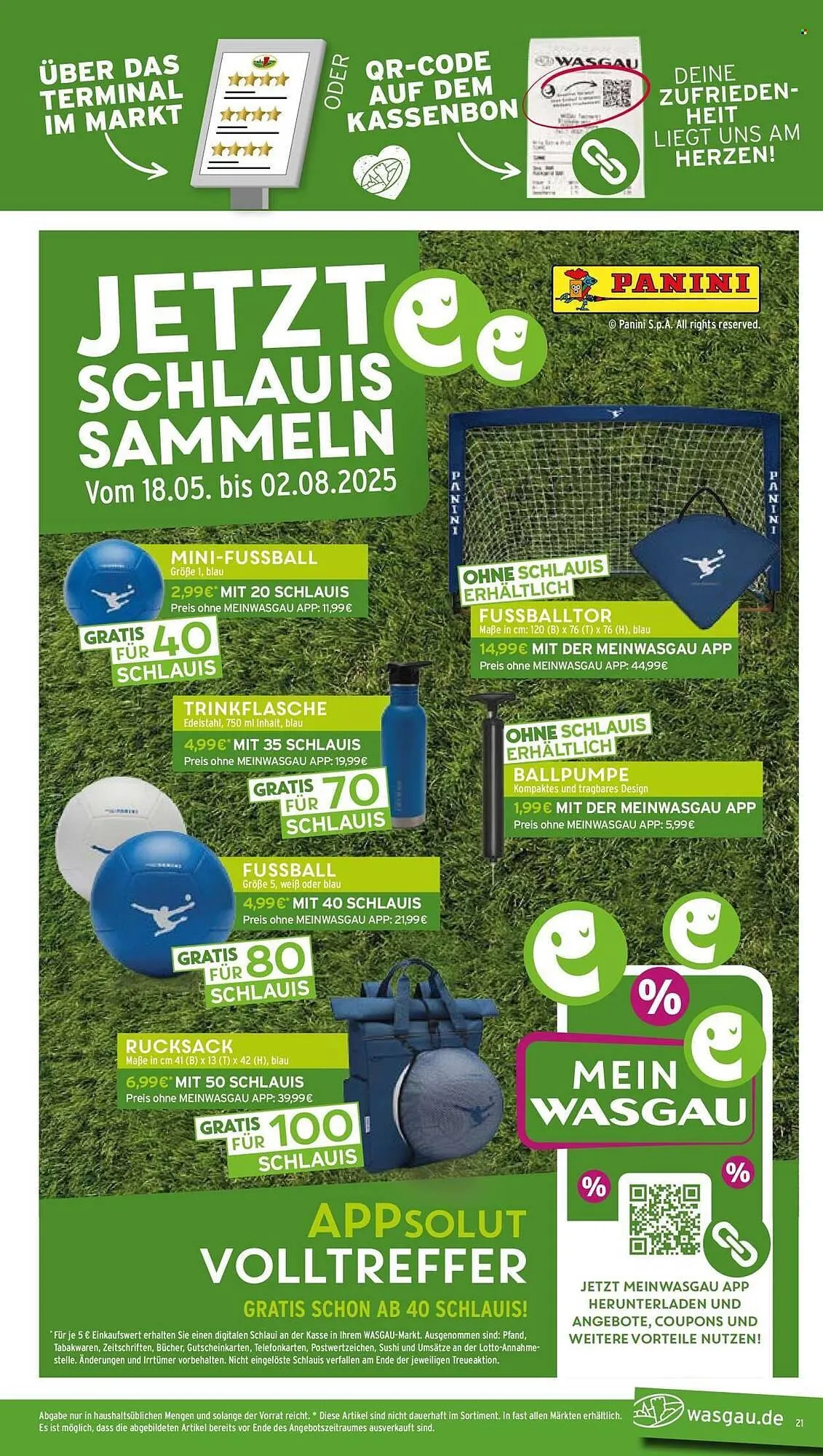 Wasgau Prospekt von 11. Mai bis 16. Mai 2026 - Prospekt seite 21