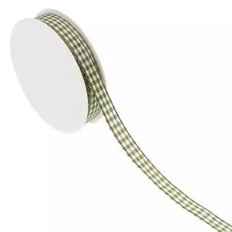 Karoband, moosgrün, 10 mm, 10 m