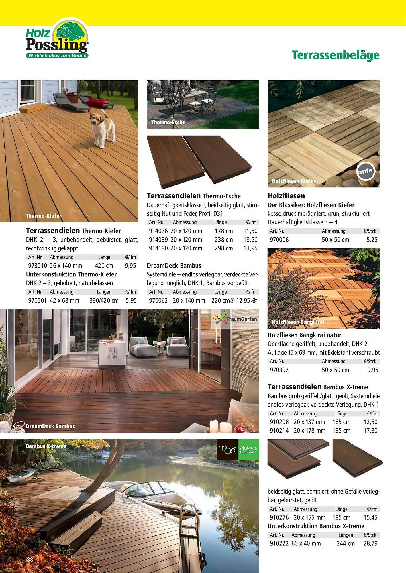 Holz Possling Prospekt von 31. März bis 30. Juni 2025 - Prospekt seite 88