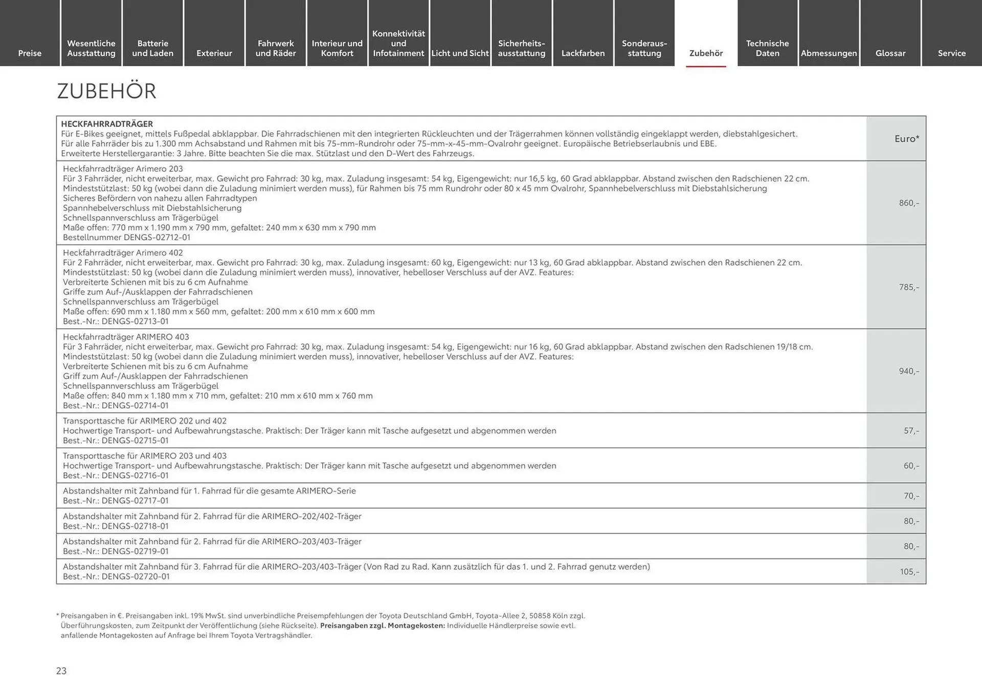 Toyota Prospekt von 20. September bis 20. September 2025 - Prospekt seite 23