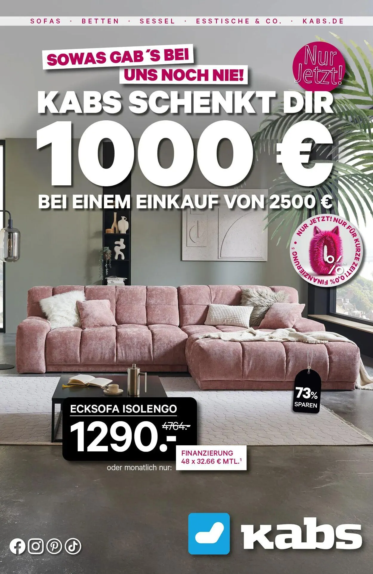 Kabs Aktueller Prospekt von 27. Juni bis 25. Juli 2025 - Prospekt seite 1