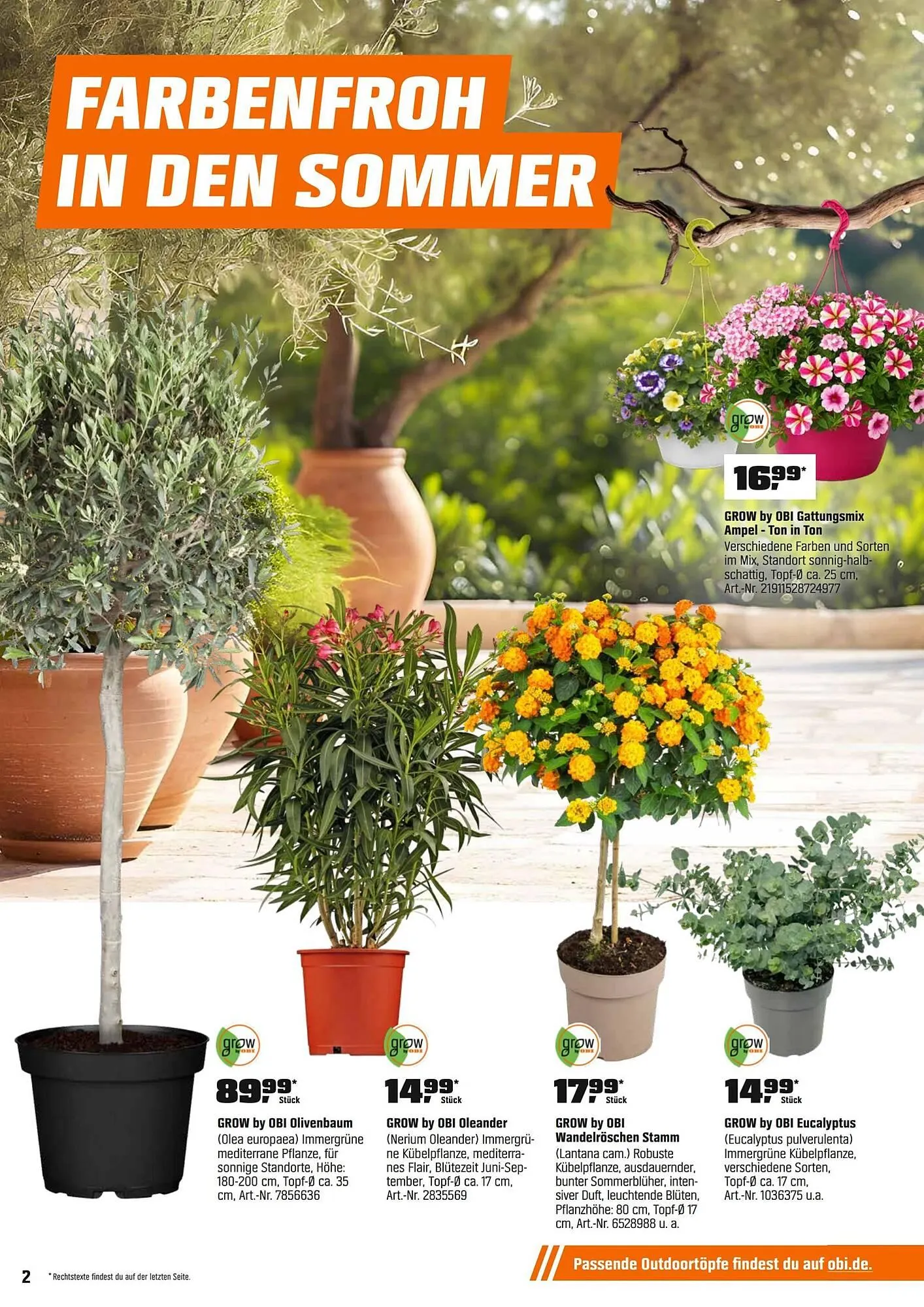 OBI Prospekt von 1. Mai bis 1. Juni 2026 - Prospekt seite 2