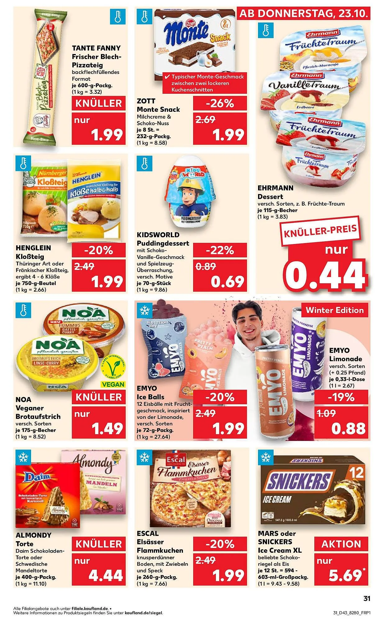 Kaufland Prospekt von 26. Oktober bis 29. Oktober 2025 - Prospekt seite 31