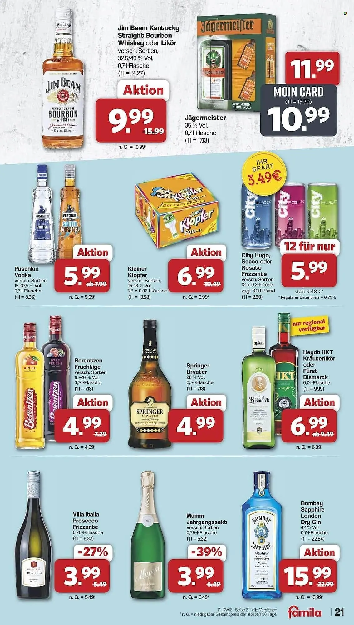 Famila Nord Ost Prospekt von 16. März bis 21. März 2026 - Prospekt seite 27