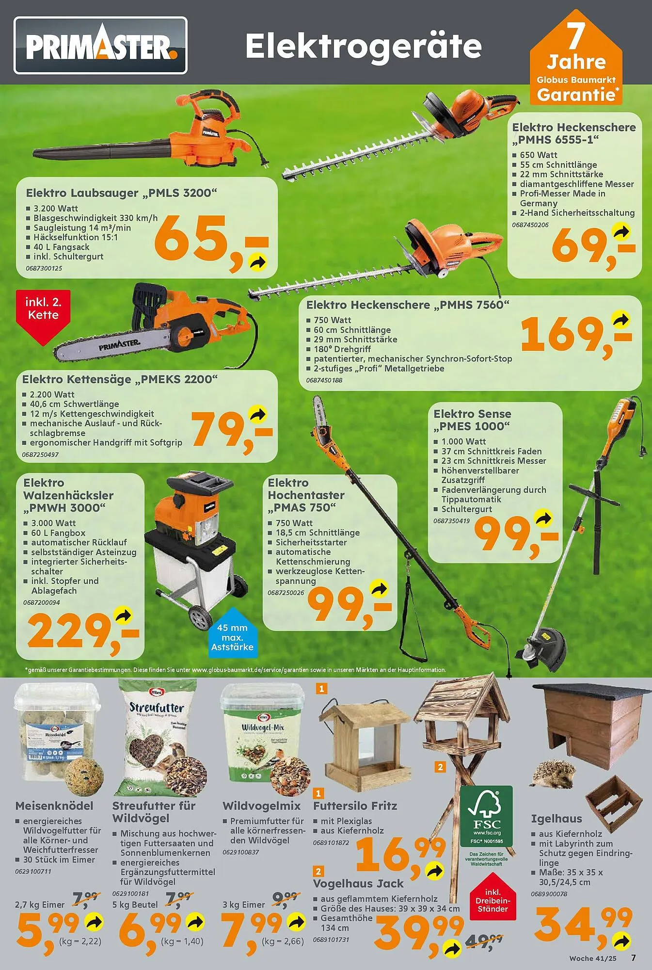 Globus Baumarkt Prospekt von 5. Oktober bis 11. Oktober 2025 - Prospekt seite 7
