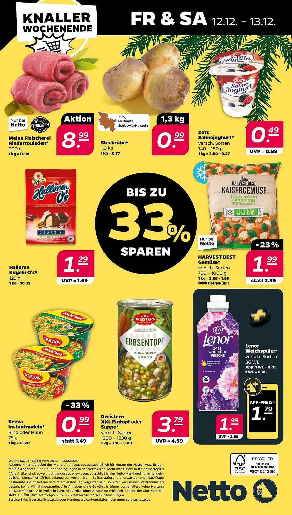 NETTO Prospekt von 8. Dezember bis 13. Dezember 2025 - Prospekt seite 34