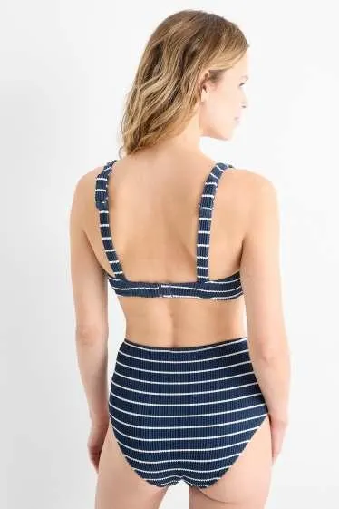 Bikini top - padded - LYCRA® XTRA LIFE™ - striped