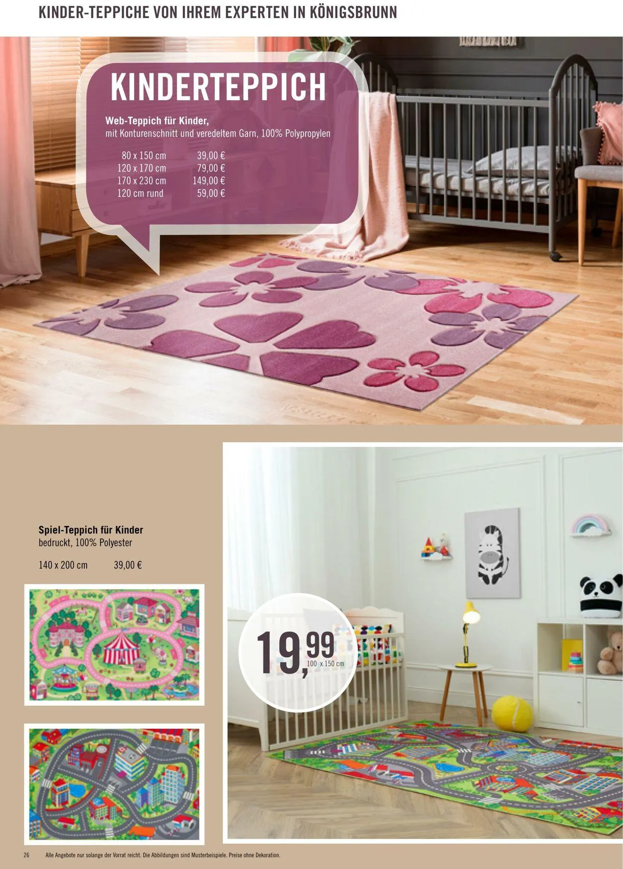 Ihr Teppichfreund Aktueller Prospekt von 27. Mai bis 10. Juni 2025 - Prospekt seite 26