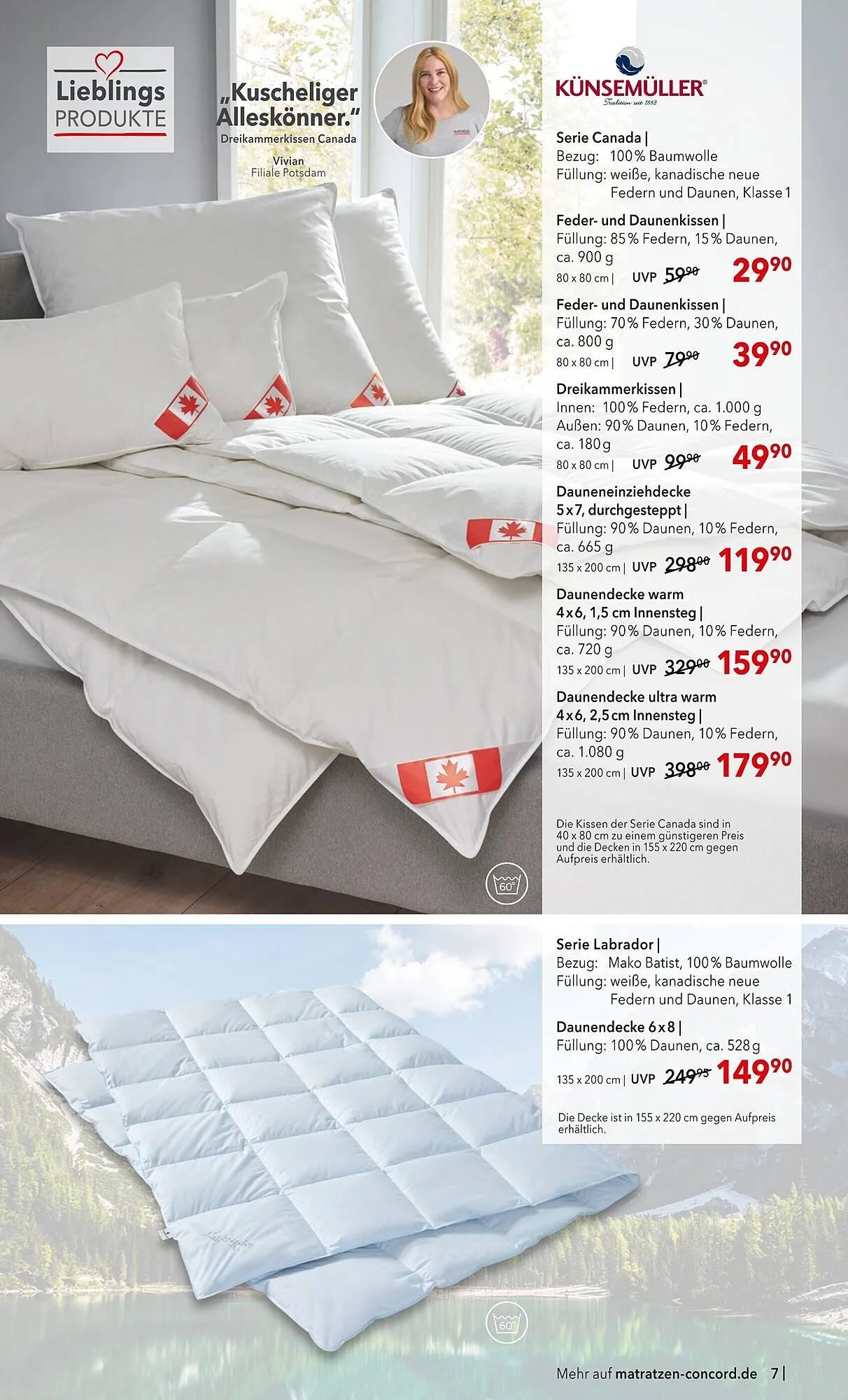 Matratzen Concord Prospekt von 1. Oktober bis 28. Oktober 2025 - Prospekt seite 7