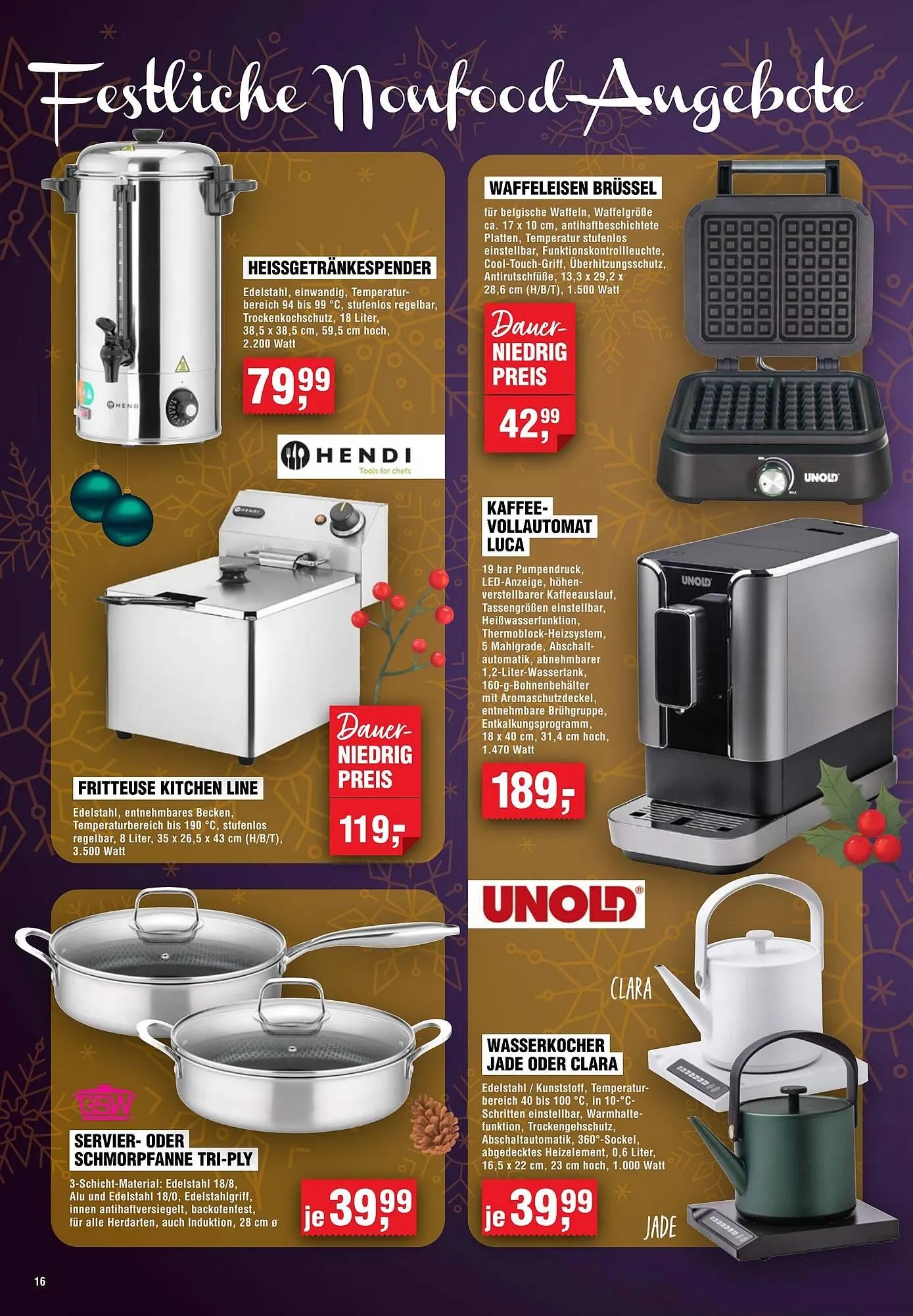 Handelshof Prospekt von 4. Dezember bis 10. Dezember 2025 - Prospekt seite 16