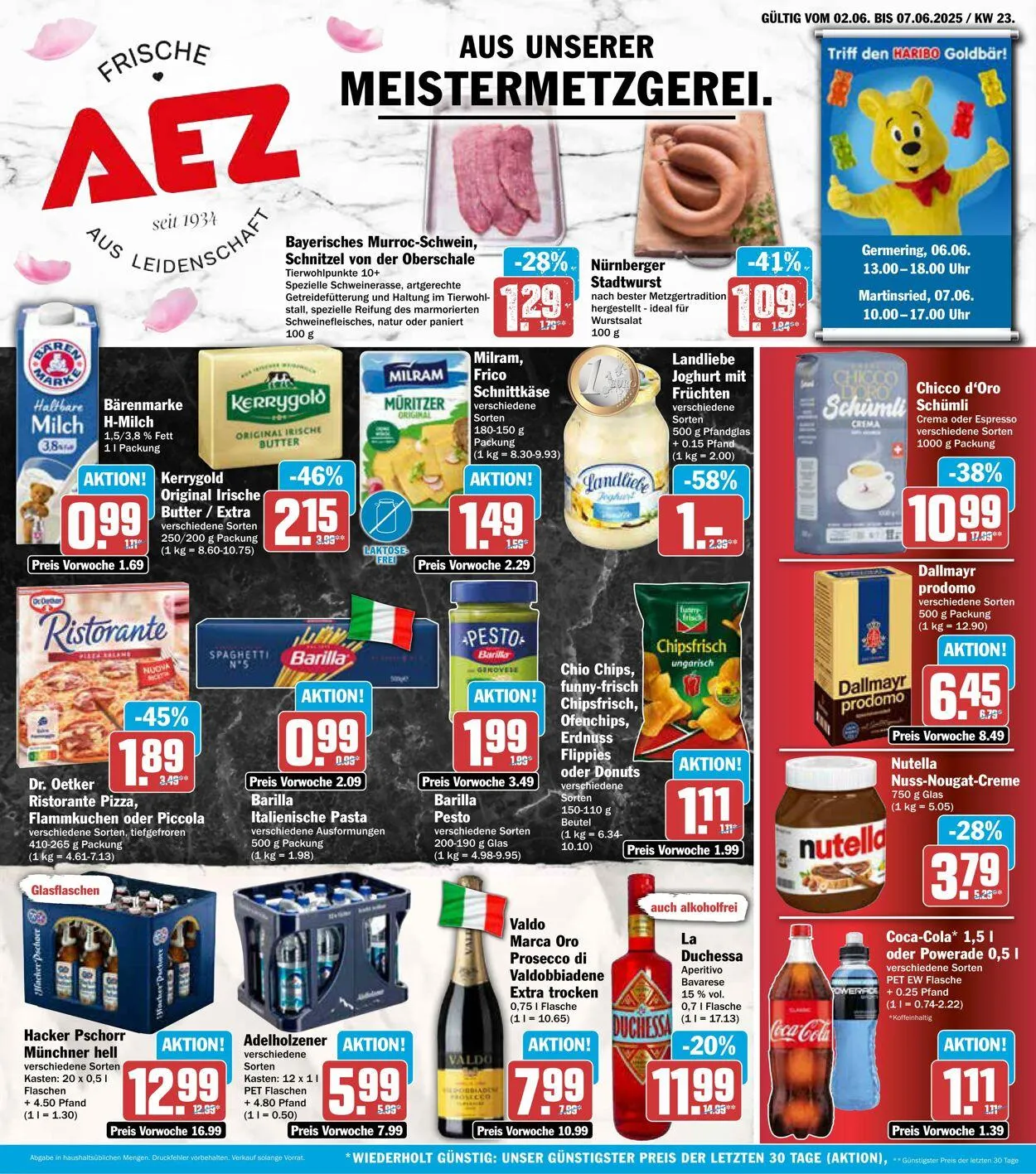 AEZ Aktueller Prospekt von 2. Juni bis 7. Juni 2025 - Prospekt seite 1