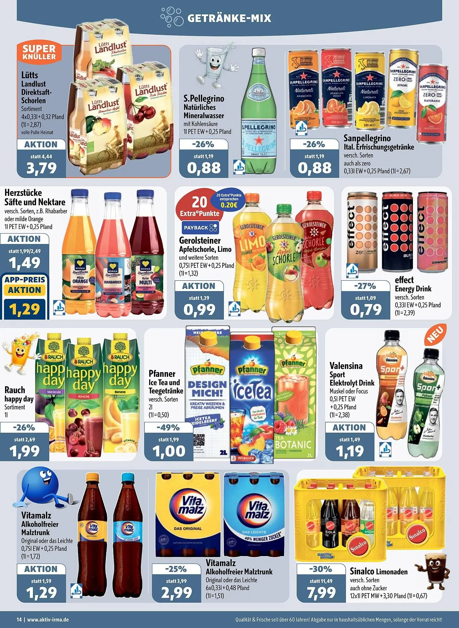 Aktiv Irma Prospekt von 6. April bis 11. April 2026 - Prospekt seite 14