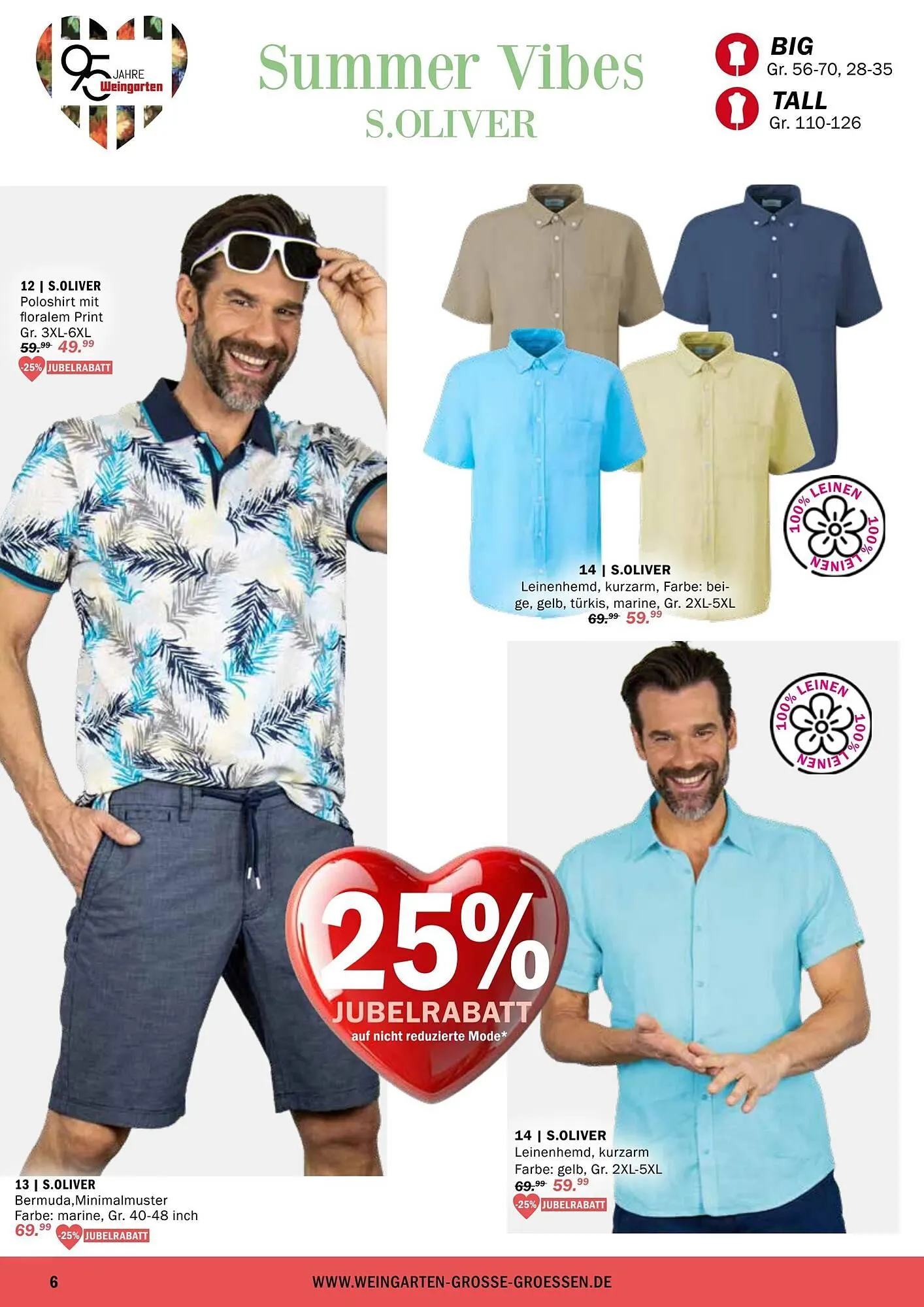 Modehaus Weingarten Prospekt von 2. April bis 1. Juni 2025 - Prospekt seite 6