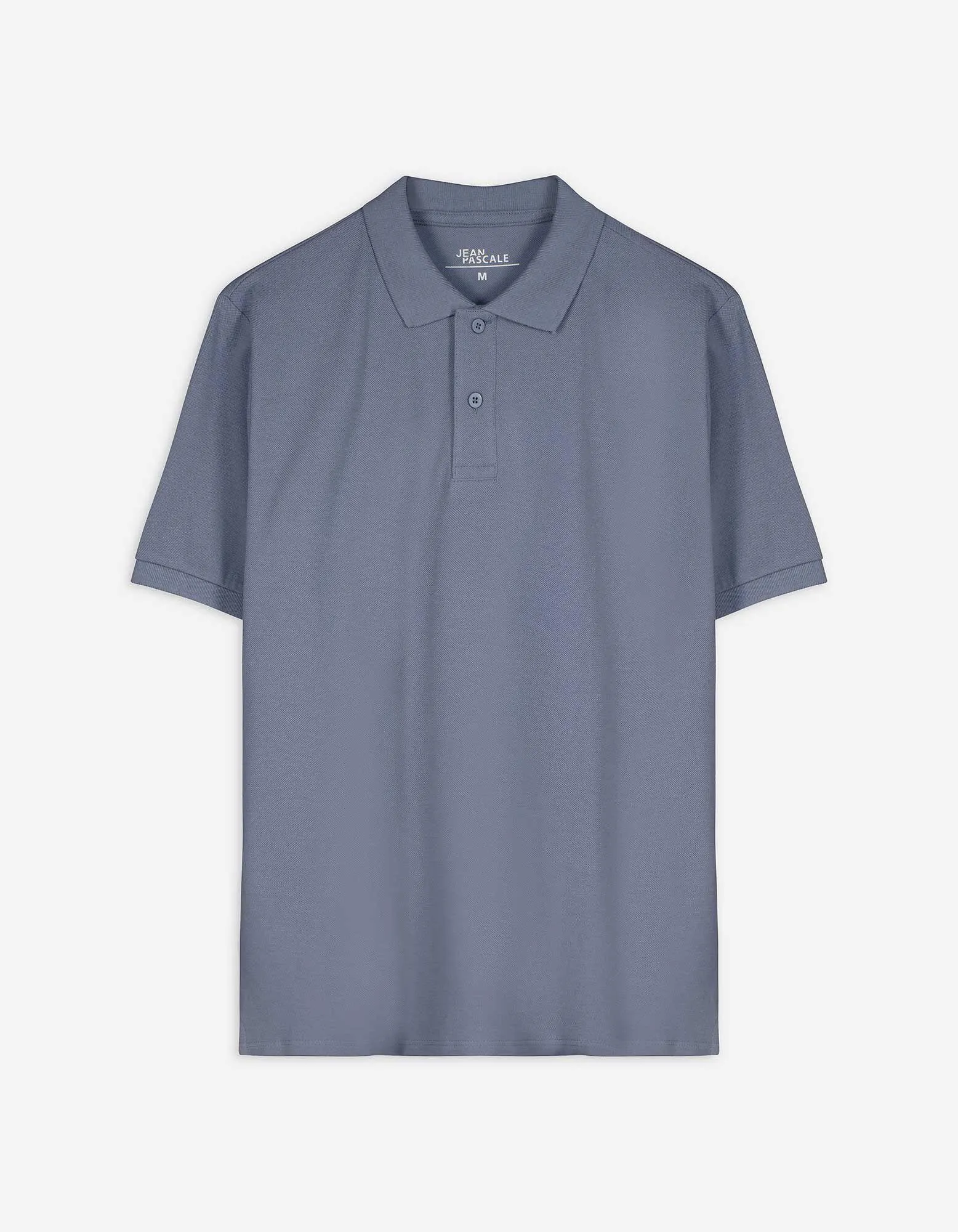 Poloshirt - Knopfverschluss - blau