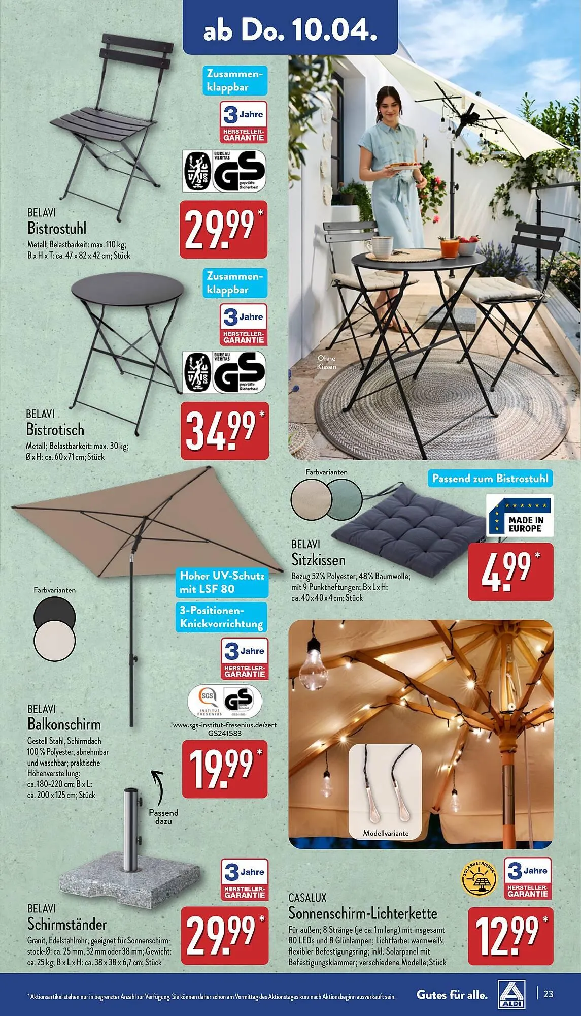 Aldi Nord Prospekt von 7. April bis 12. April 2025 - Prospekt seite 23