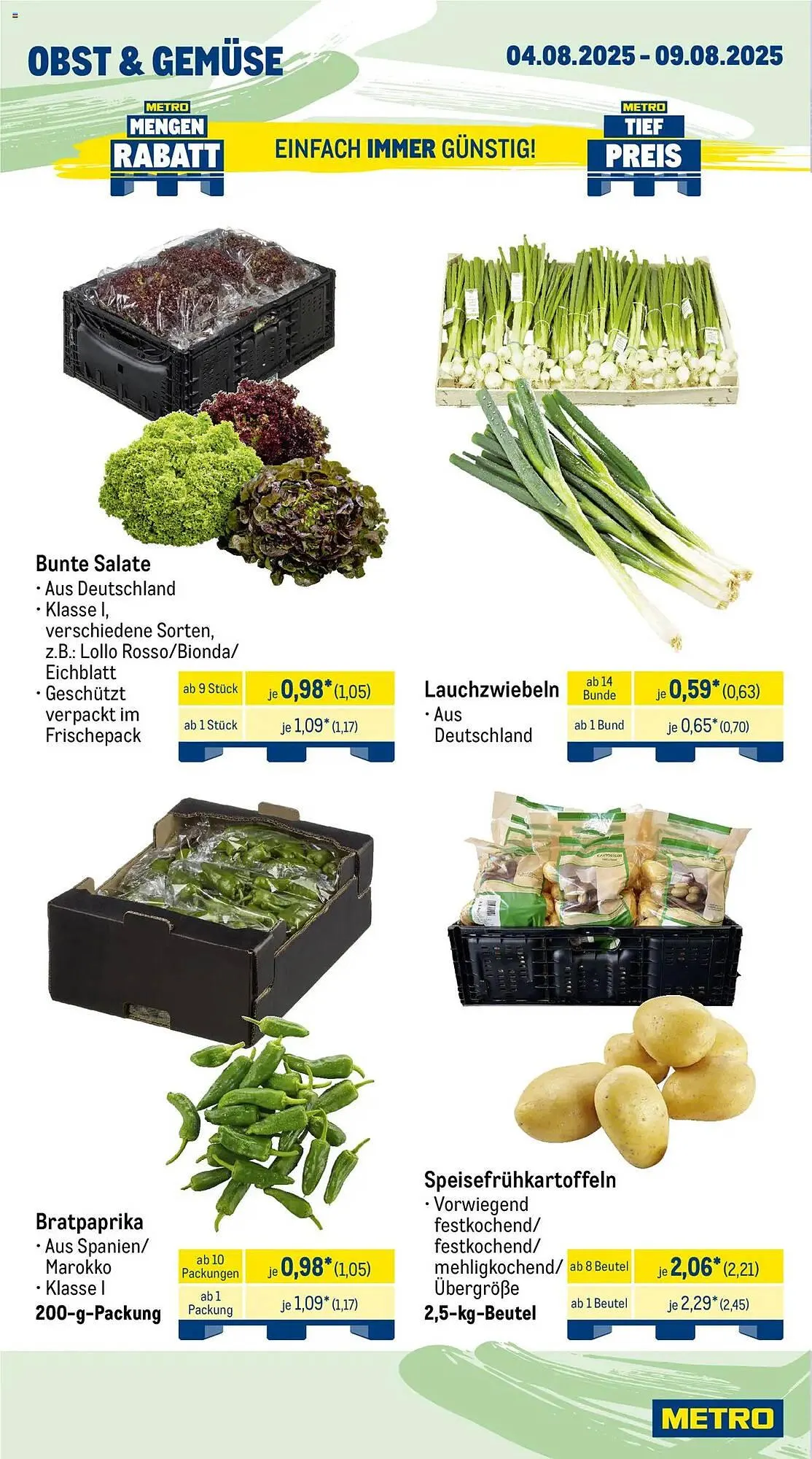 METRO Prospekt von 4. August bis 9. August 2025 - Prospekt seite 8