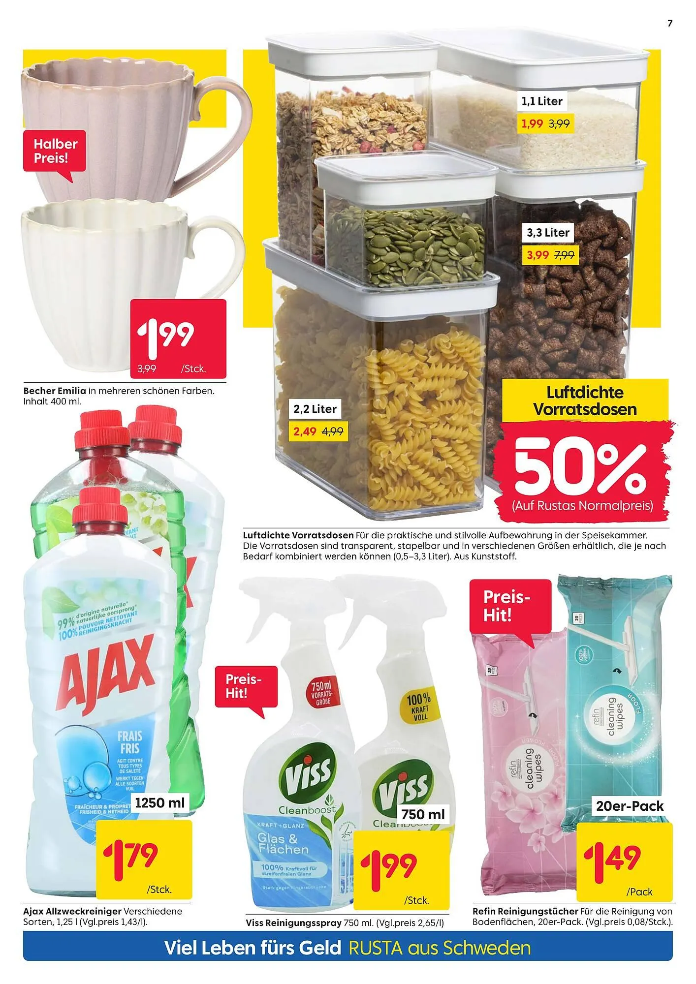 Rusta Prospekt von 26. Juli bis 1. August 2025 - Prospekt seite 7