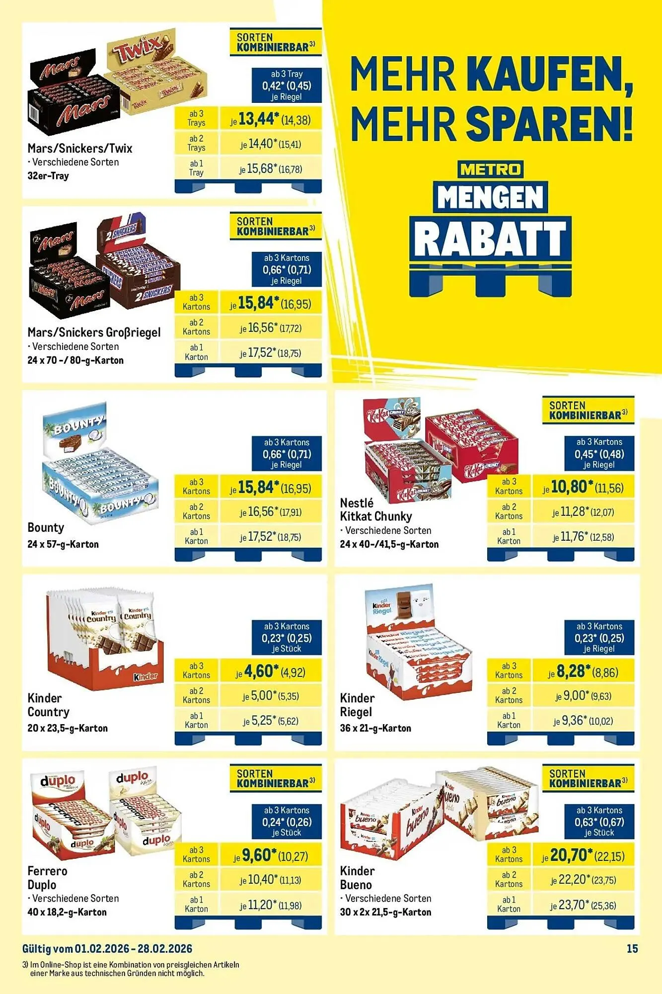 METRO Prospekt von 15. Februar bis 21. Februar 2026 - Prospekt seite 23
