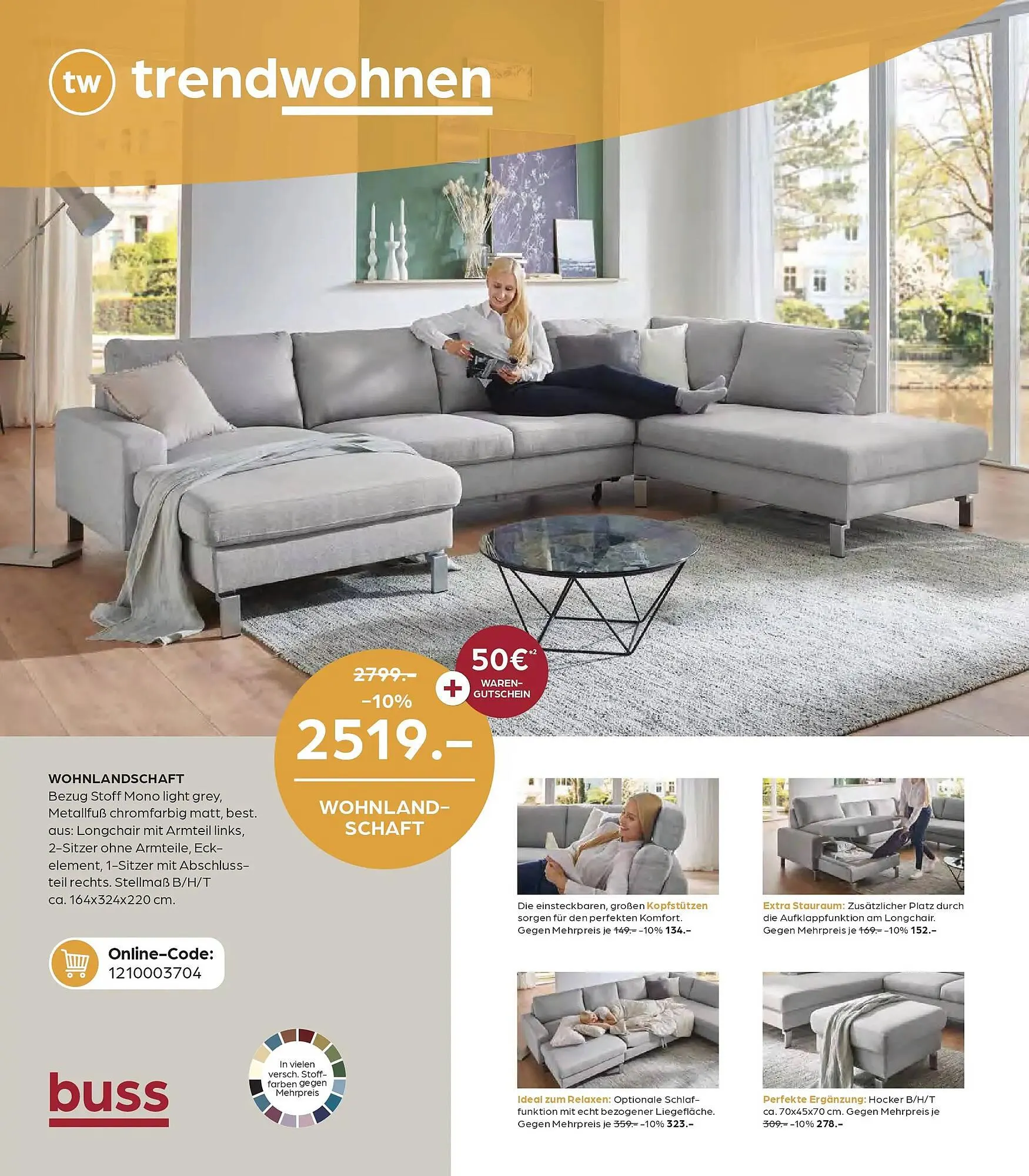 Möbel Buss Prospekt von 26. Februar bis 16. März 2026 - Prospekt seite 2