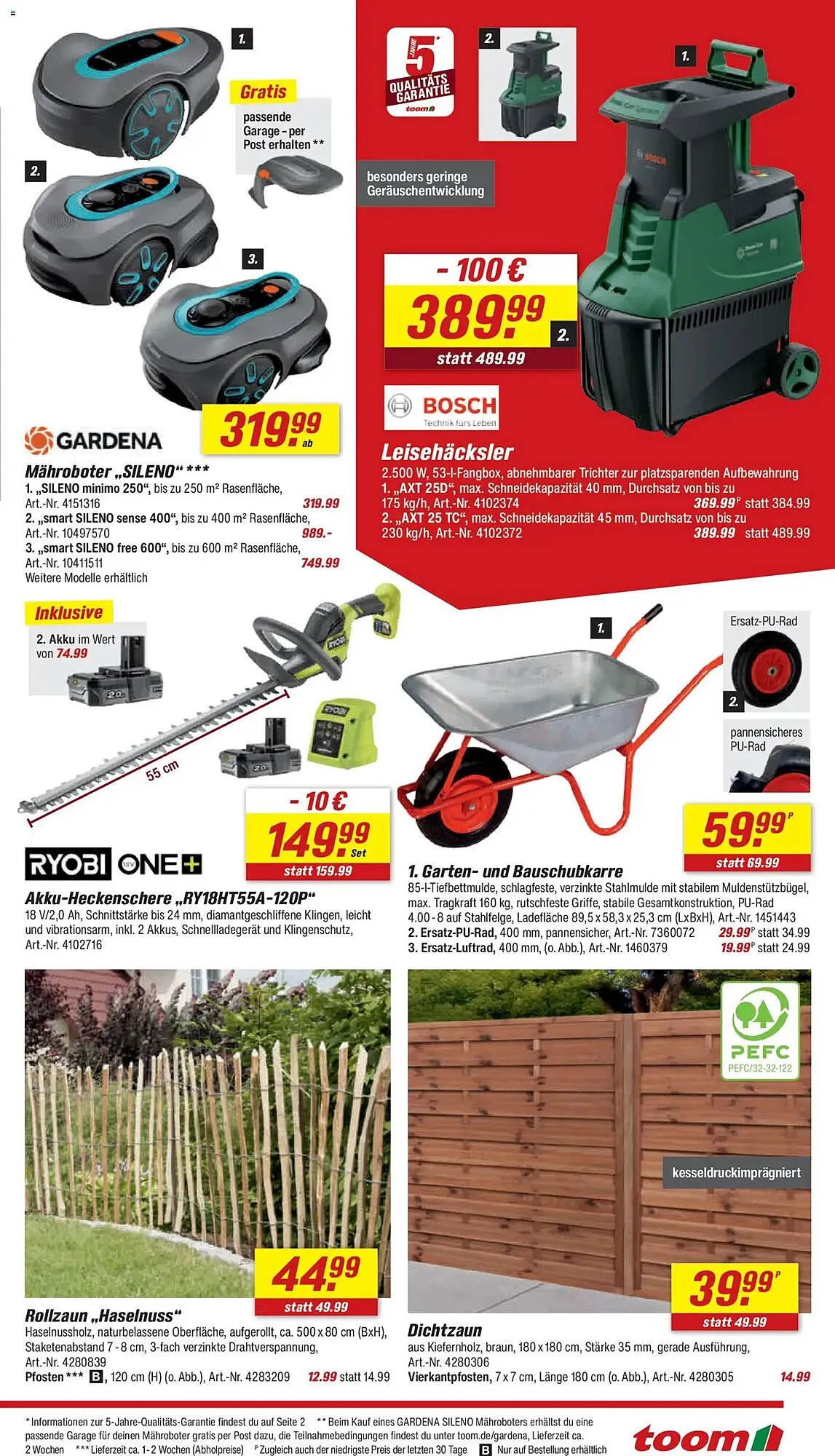 Toom Baumarkt Prospekt von 21. März bis 27. März 2026 - Prospekt seite 9