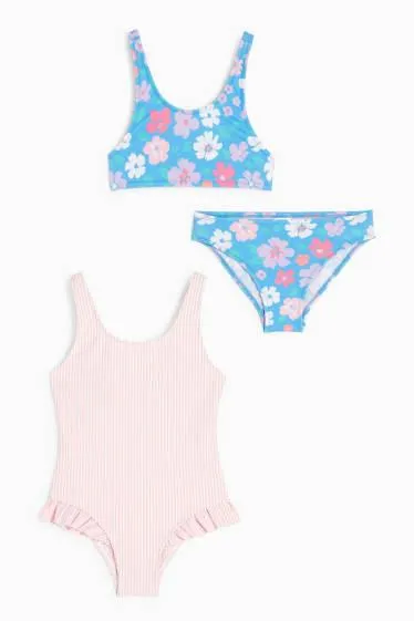 Set - bikini and swimsuit - LYCRA® XTRA LIFE™ - 3 piece