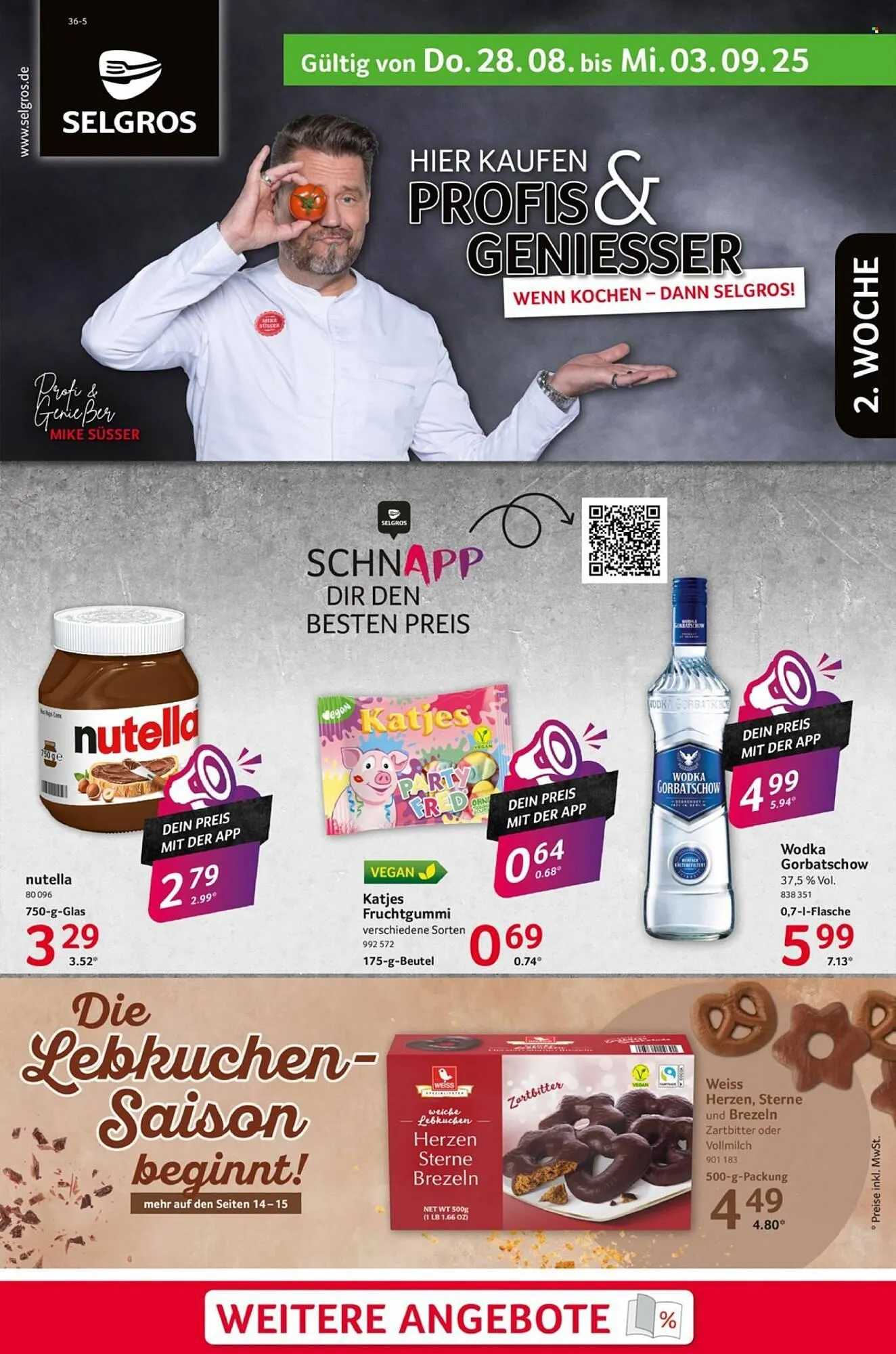 Selgros Prospekt von 28. August bis 3. September 2025 - Prospekt seite 1
