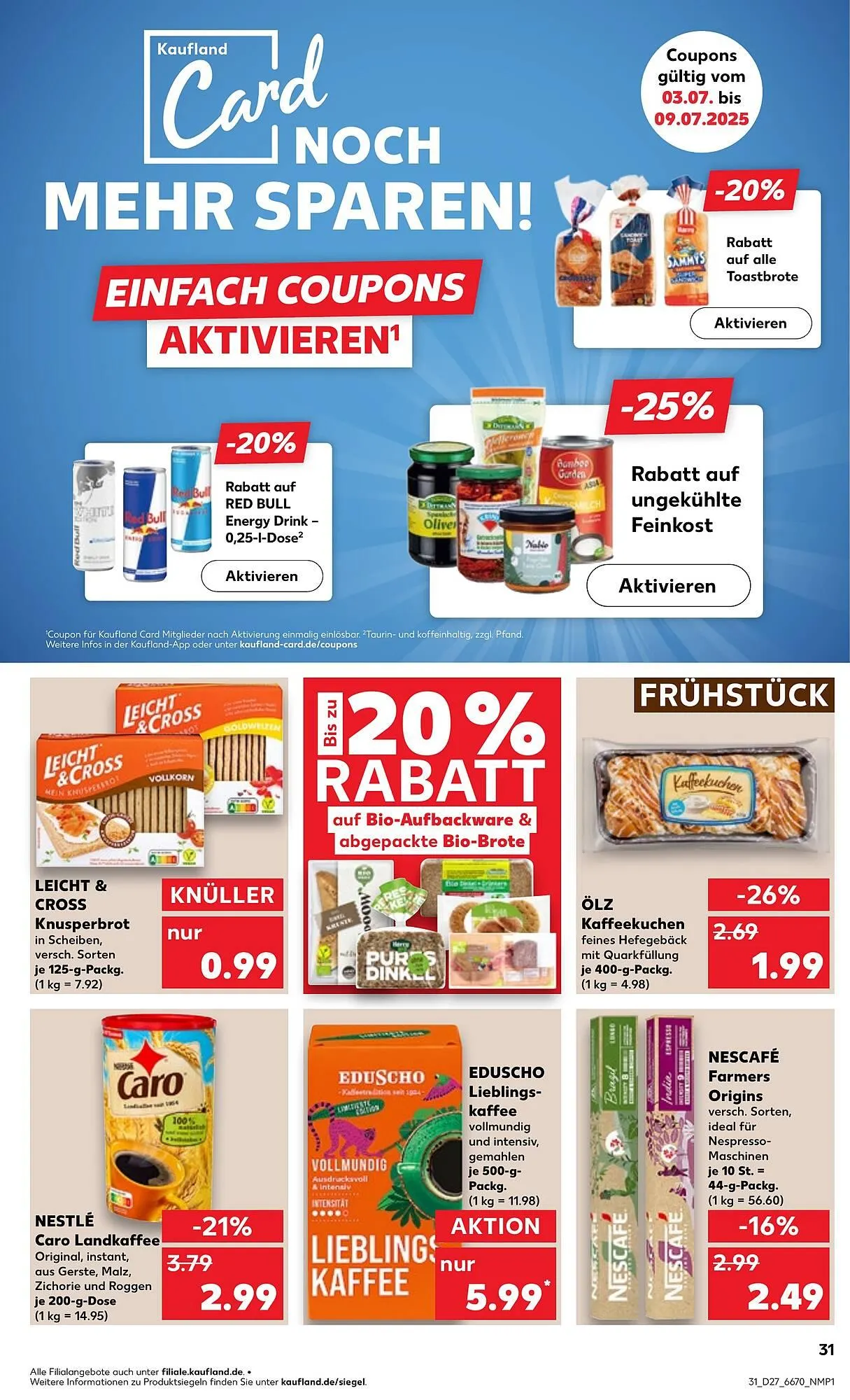 Kaufland Prospekt von 3. Juli bis 9. Juli 2025 - Prospekt seite 31