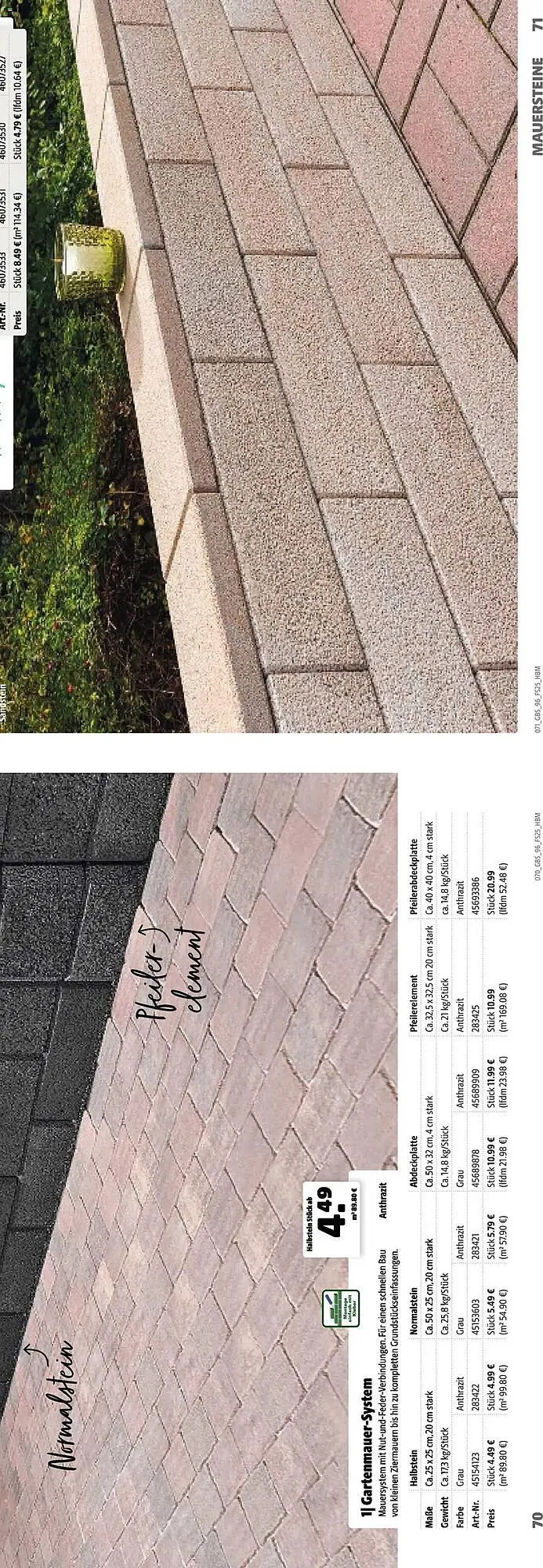 Hagebau Prospekt von 2. März bis 31. Dezember 2025 - Prospekt seite 71