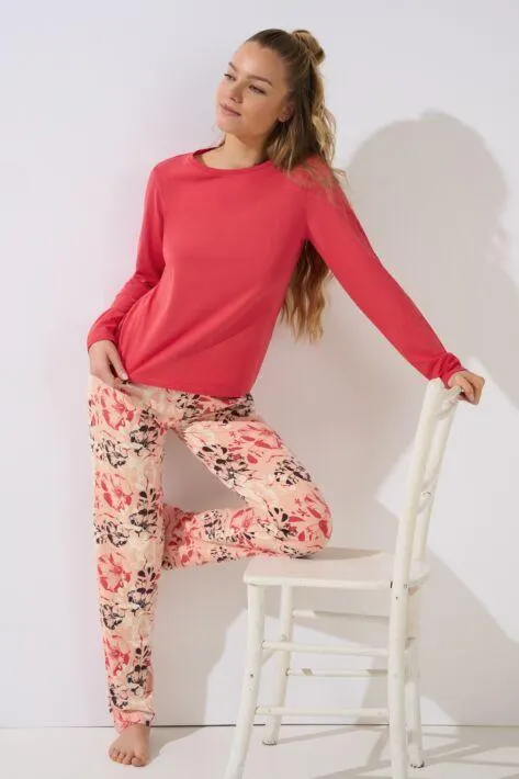 Pyjama mit Schlafshirt und Hose »Ocean«