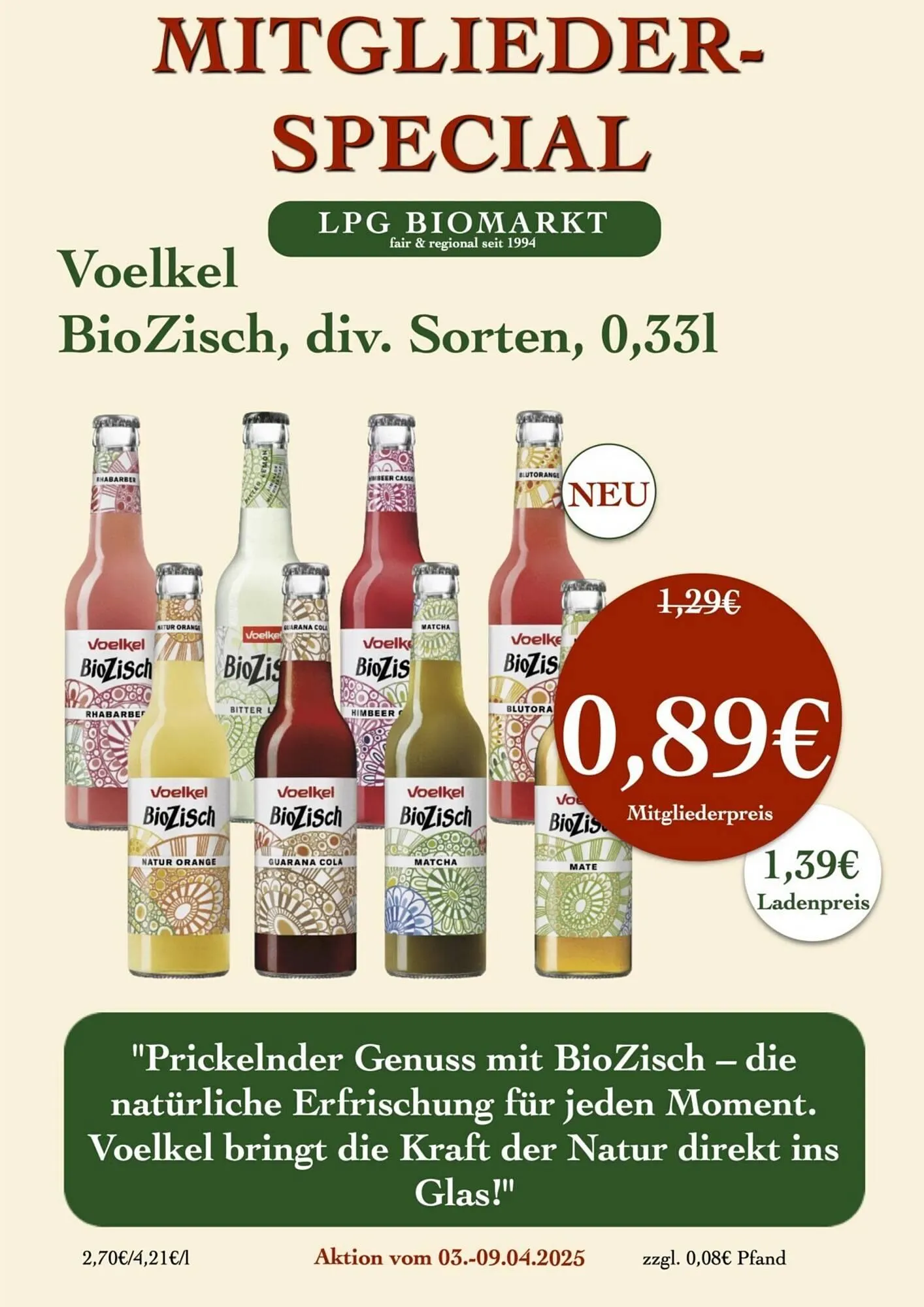 LPG Biomarkt Prospekt von 3. April bis 9. April 2025 - Prospekt seite 11