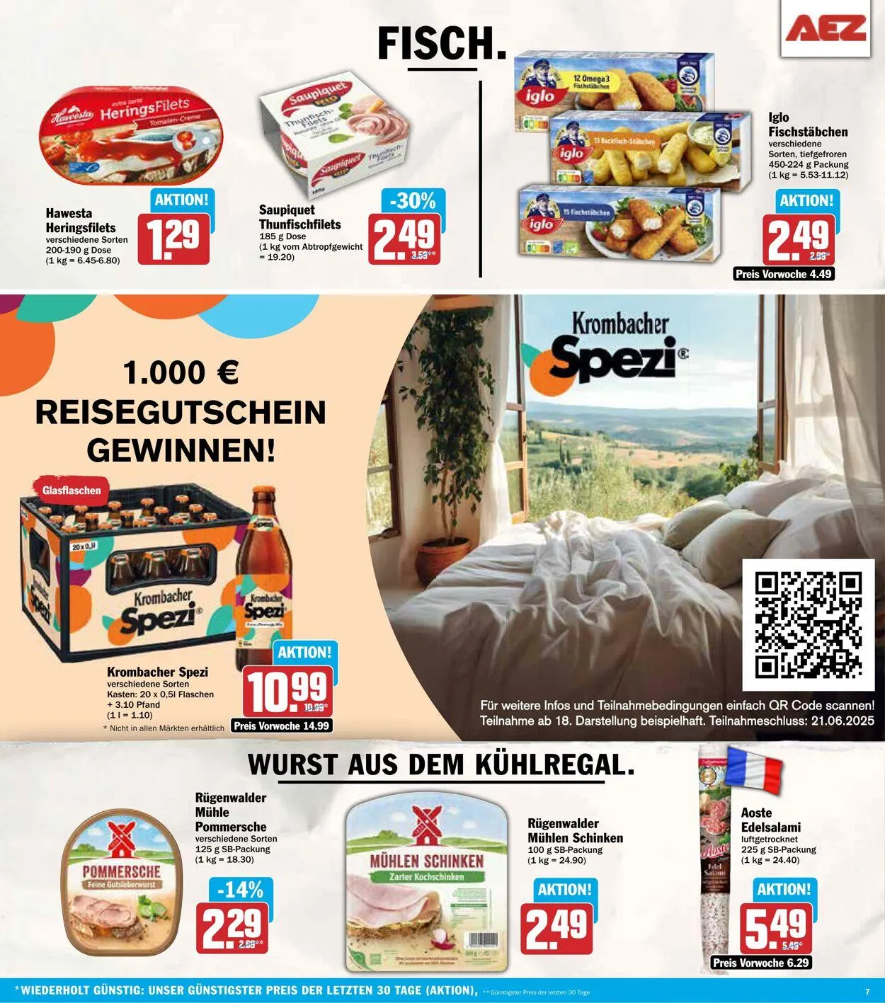 AEZ Aktueller Prospekt von 9. Juni bis 14. Juni 2025 - Prospekt seite 7