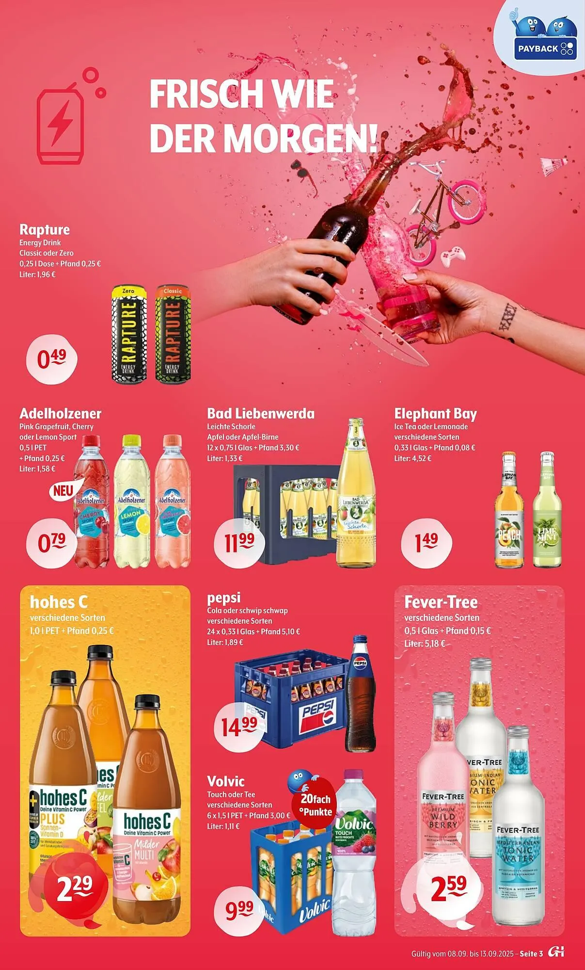Getränke Hoffmann Prospekt von 8. September bis 13. September 2025 - Prospekt seite 3