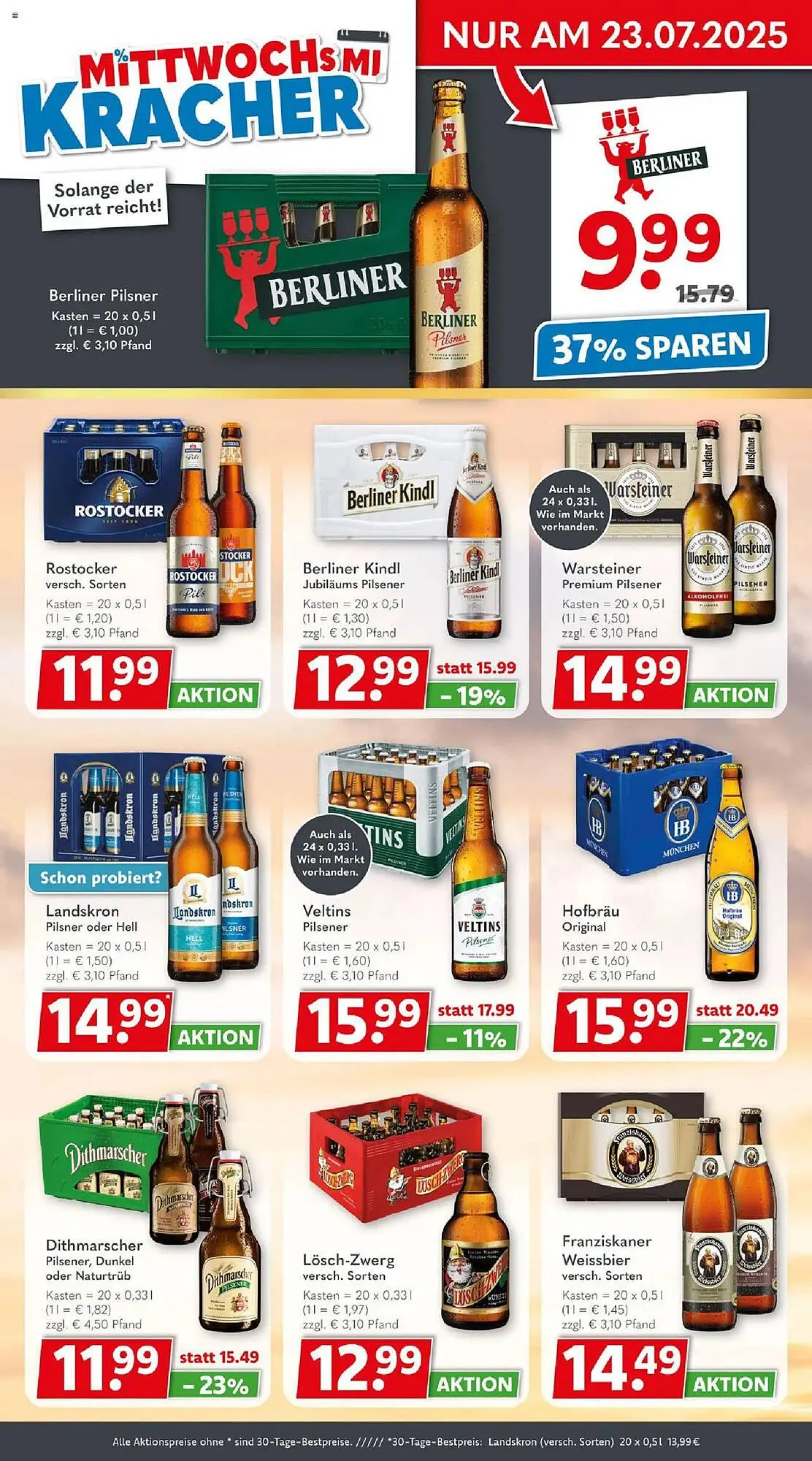 Getränkeland Prospekt von 21. Juli bis 2. August 2025 - Prospekt seite 2